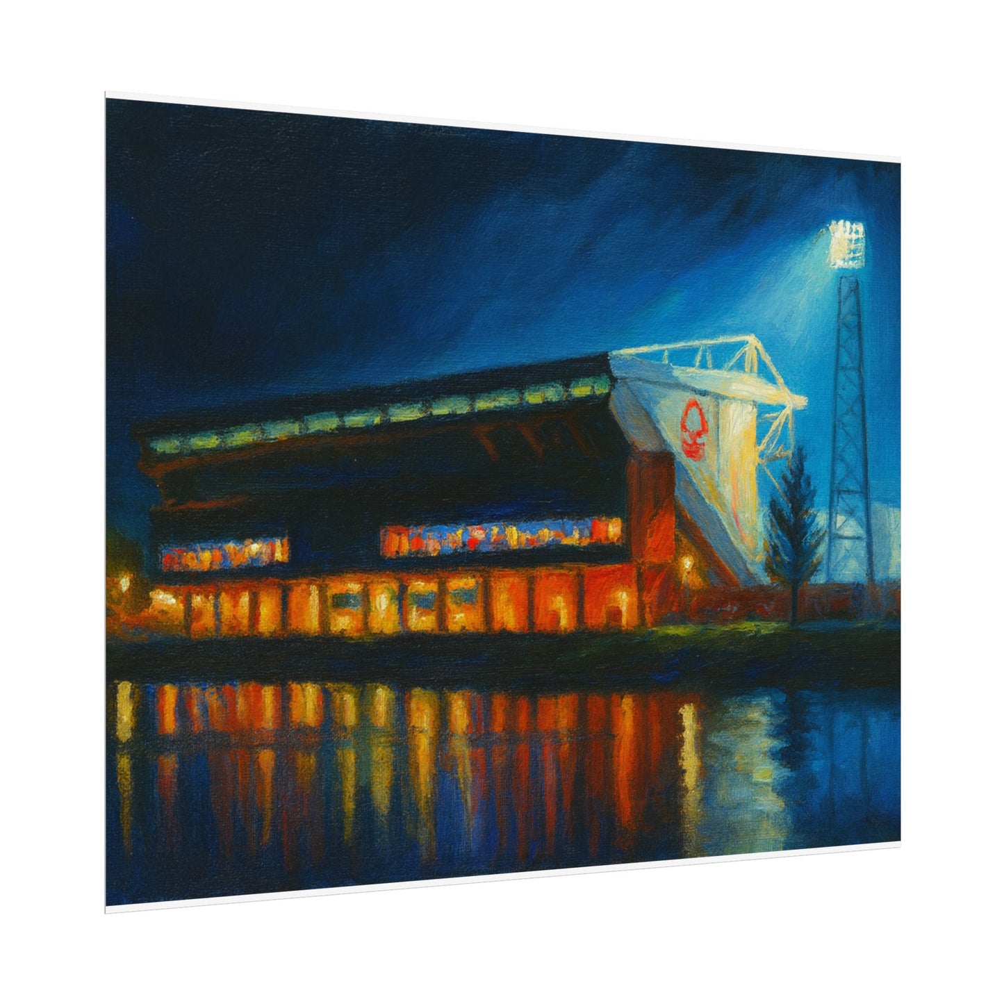 Nottingham Forest City Ground Art Poster