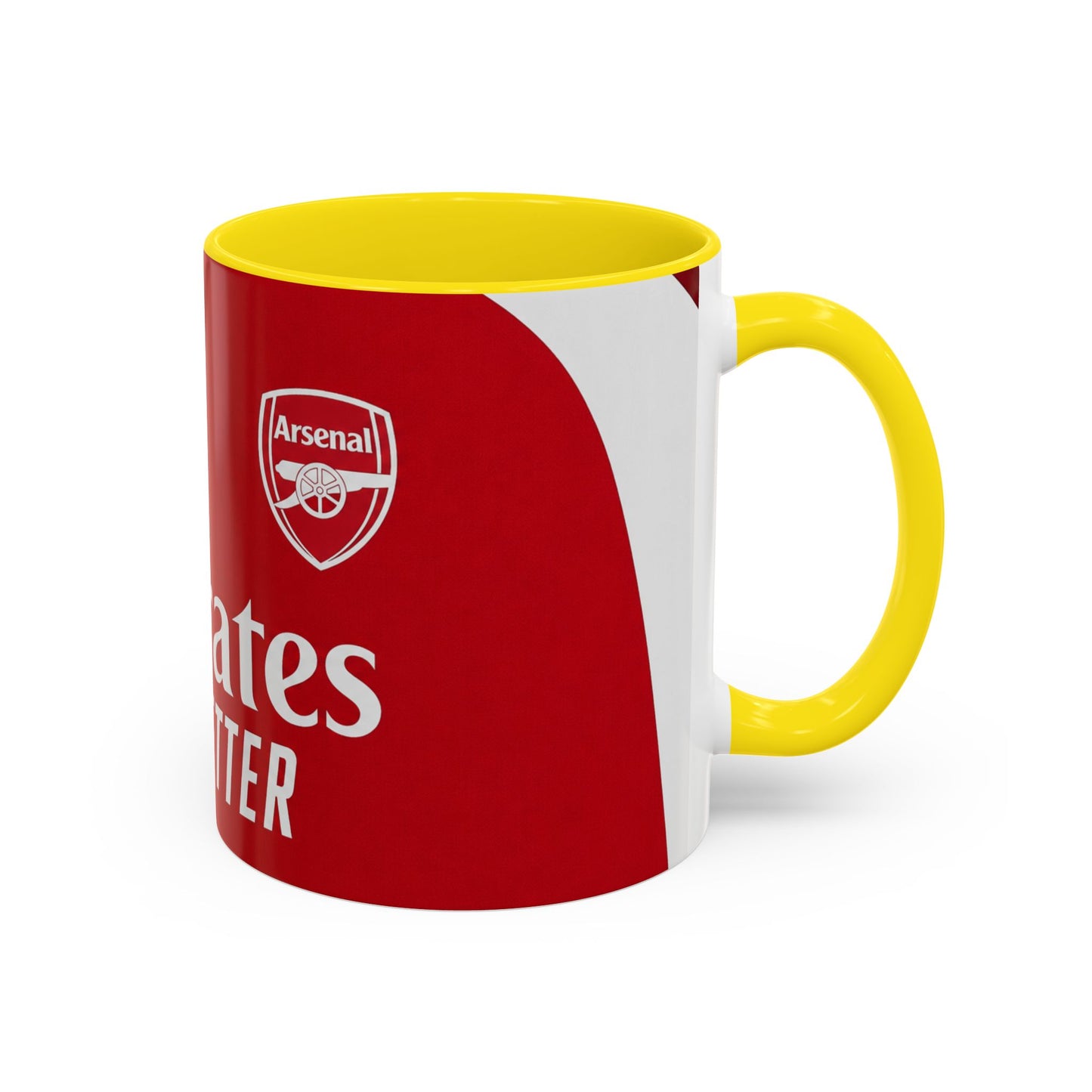 Arsenal 26-27 Shirt Accent Coffee Mug (11, 15oz)