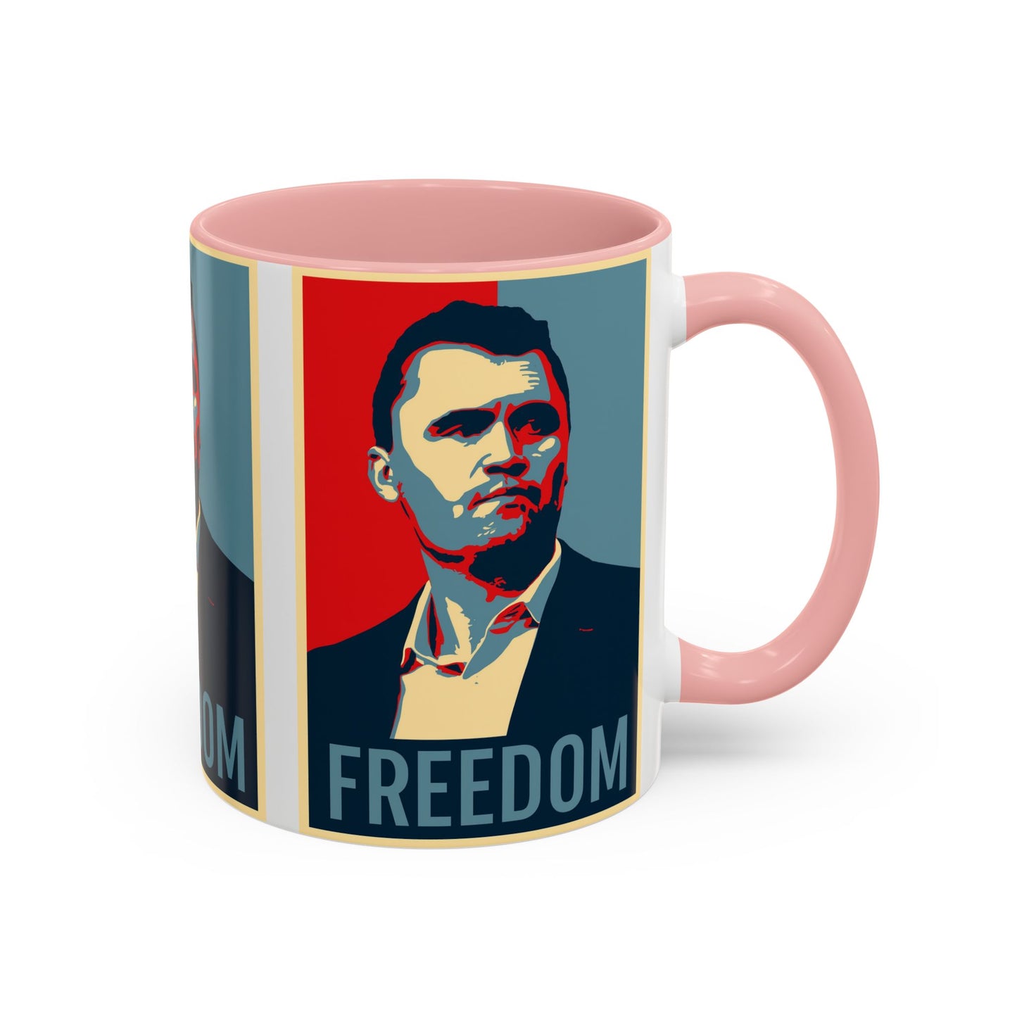 Charlie Kirk Hope Freedom Mug