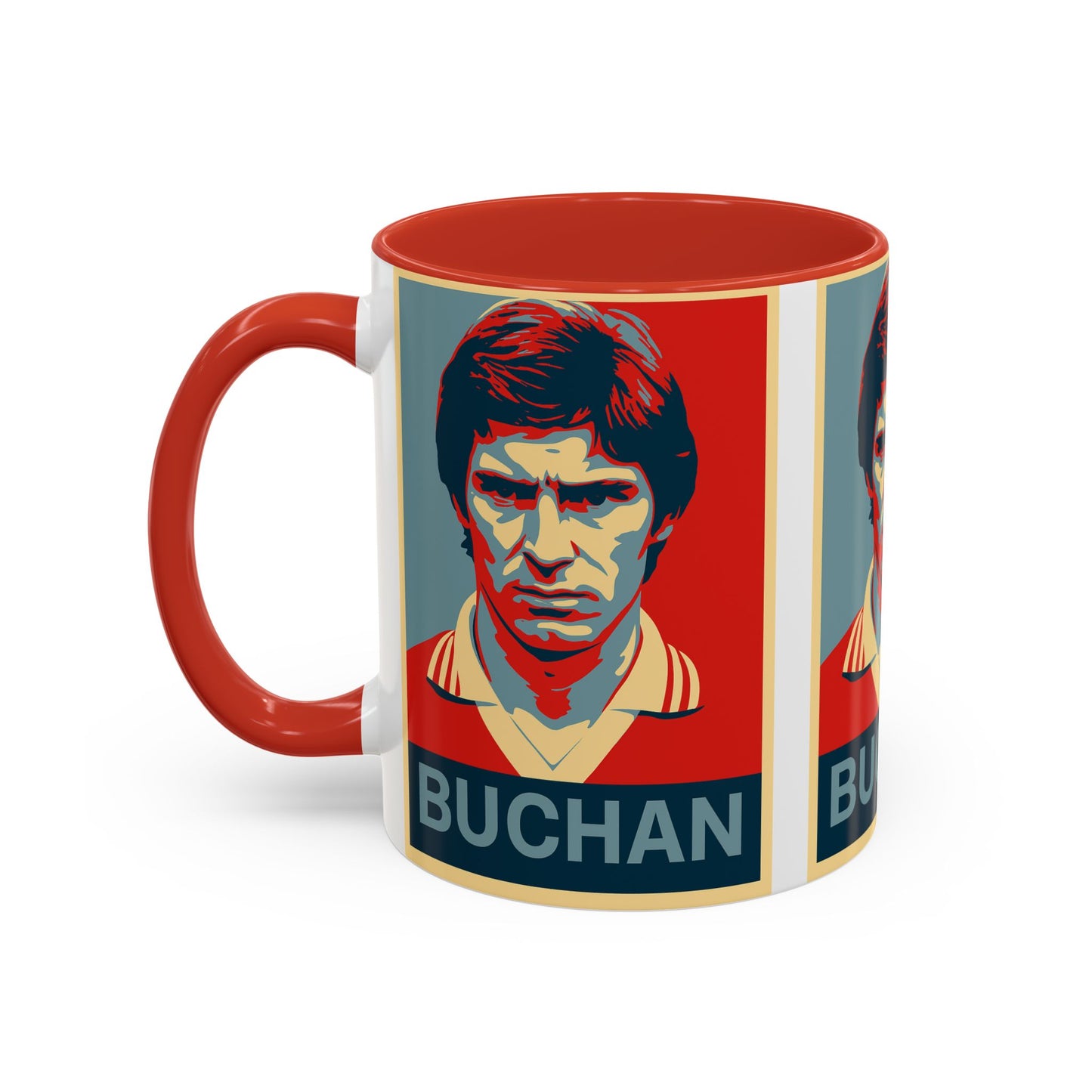 Martin Buchan Hope Poster Mug - Manchester United