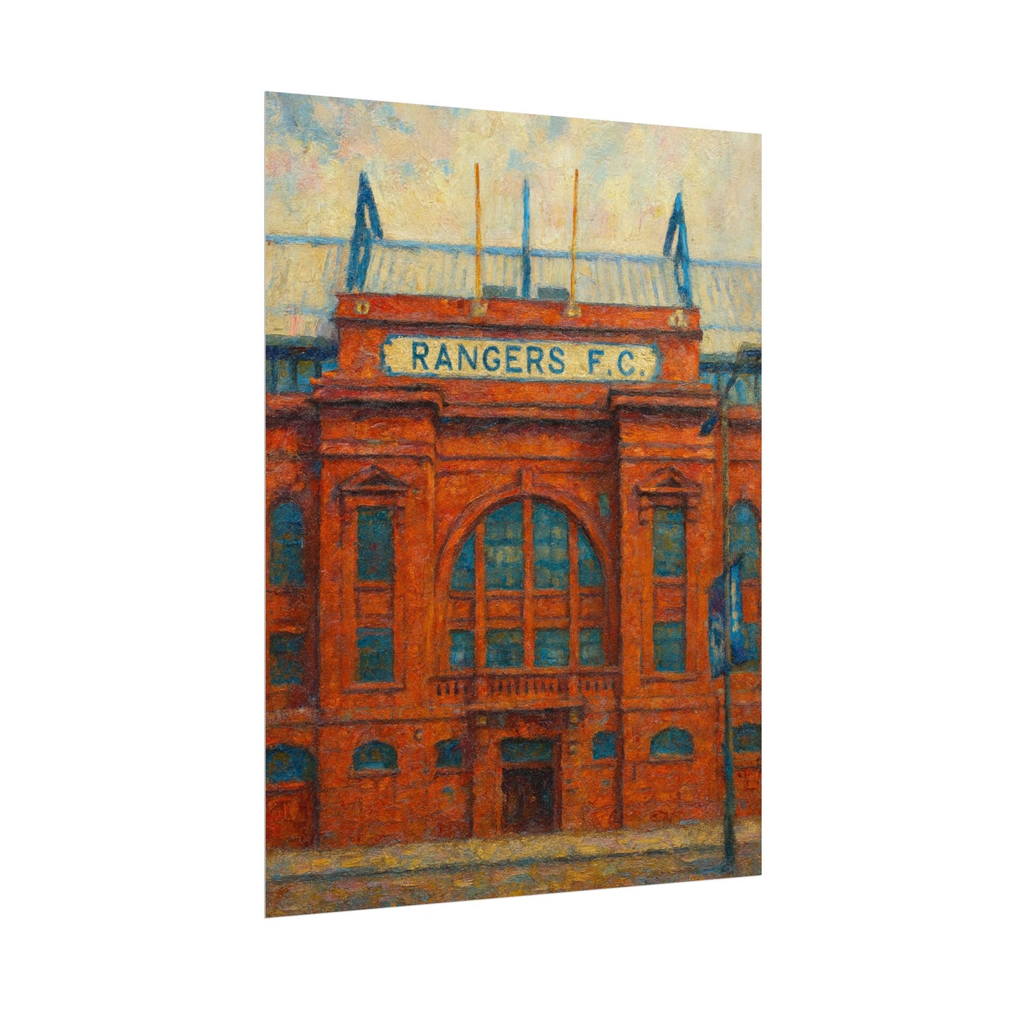 Ibrox Stadium Rangers FC Rolled Posters