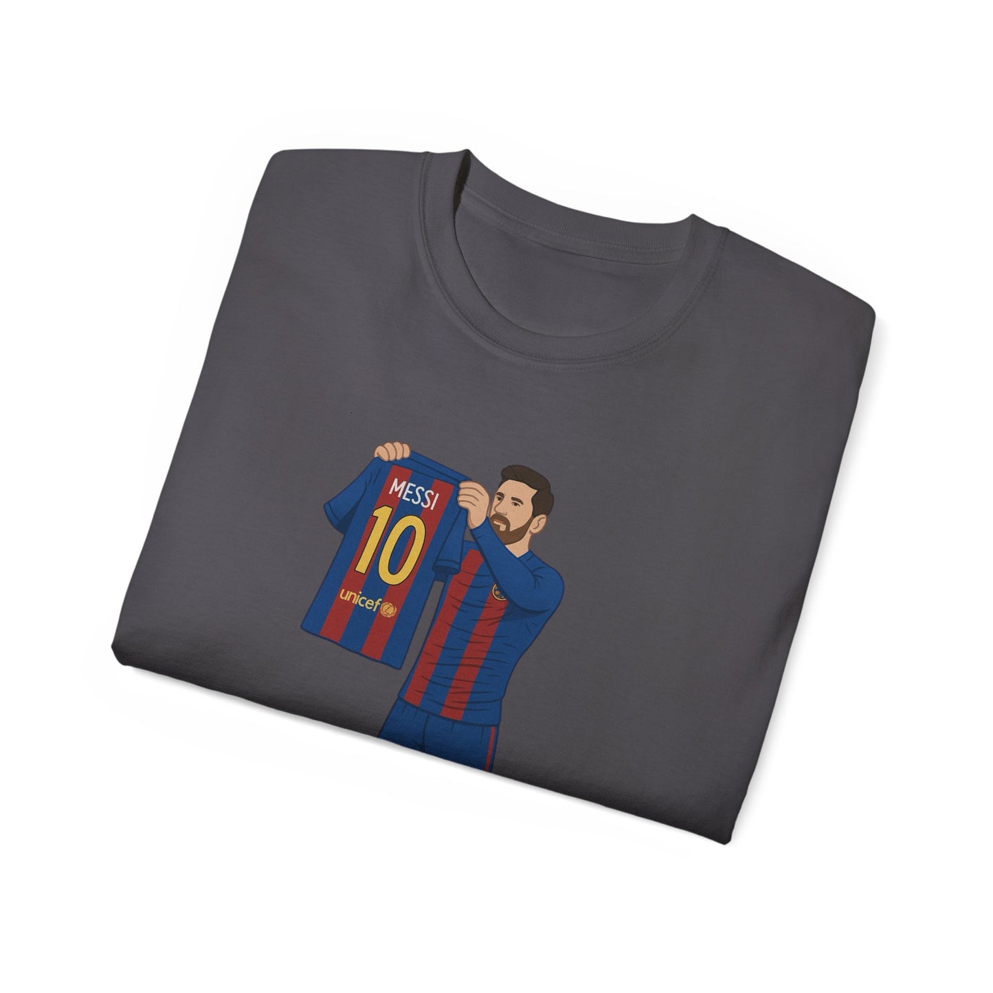 Lionel Messi Cartoon Subbuteo T-Shirt - Barcelona