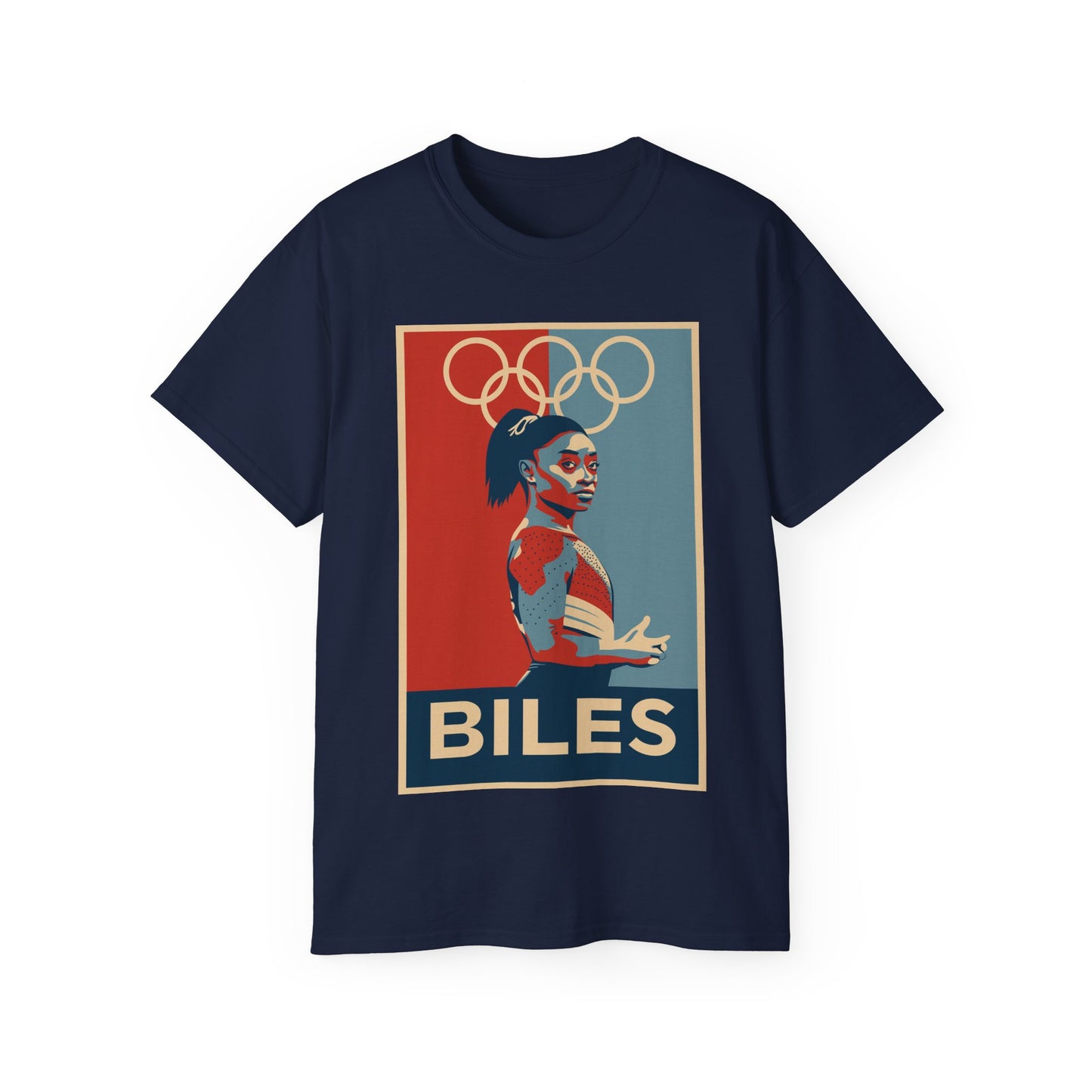 Simone Biles Olympic Rings T-Shirt
