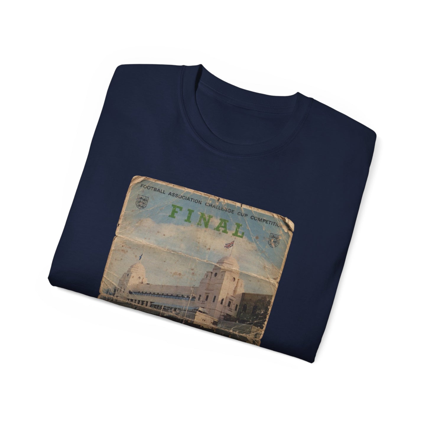 1973 FA Cup Final Programme Sunderland Leeds United Unisex Ultra Cotton Tee