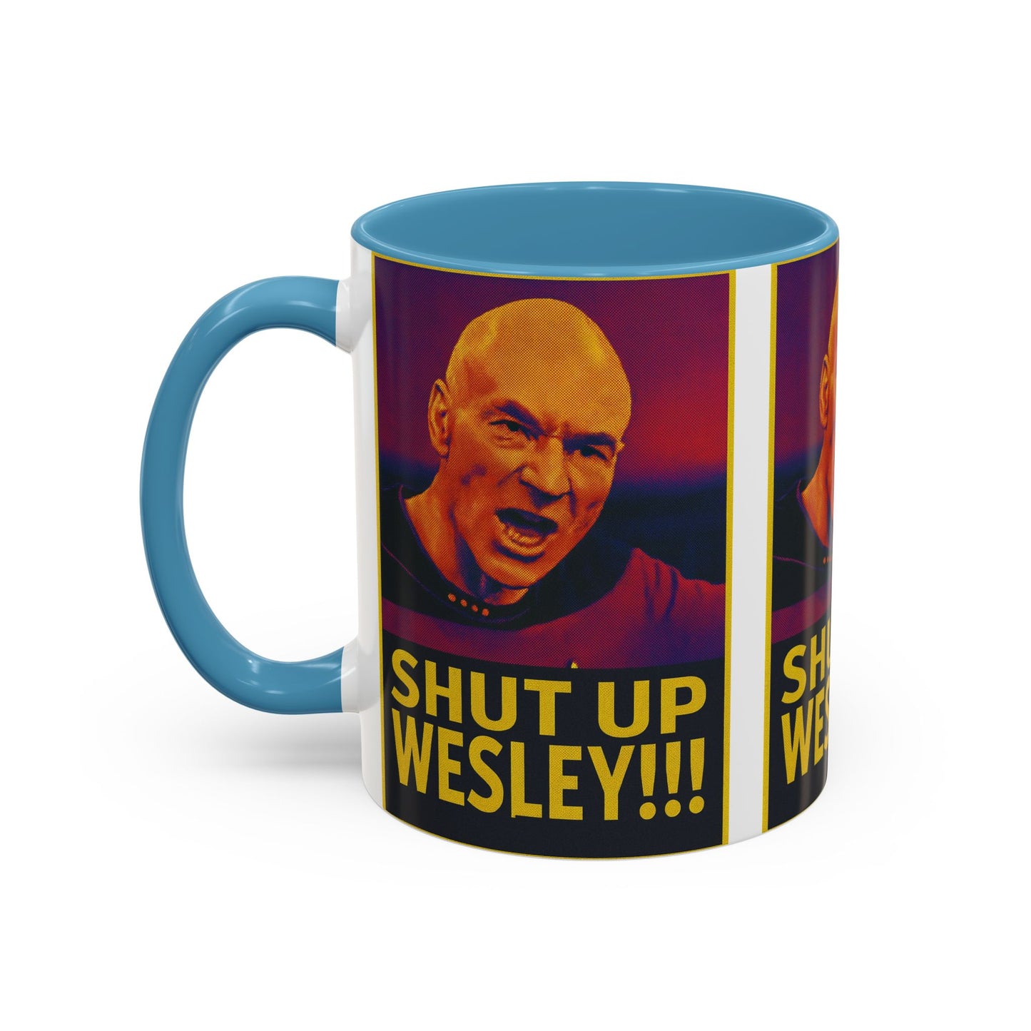Captain Picard Shut Up Wesley! Mug