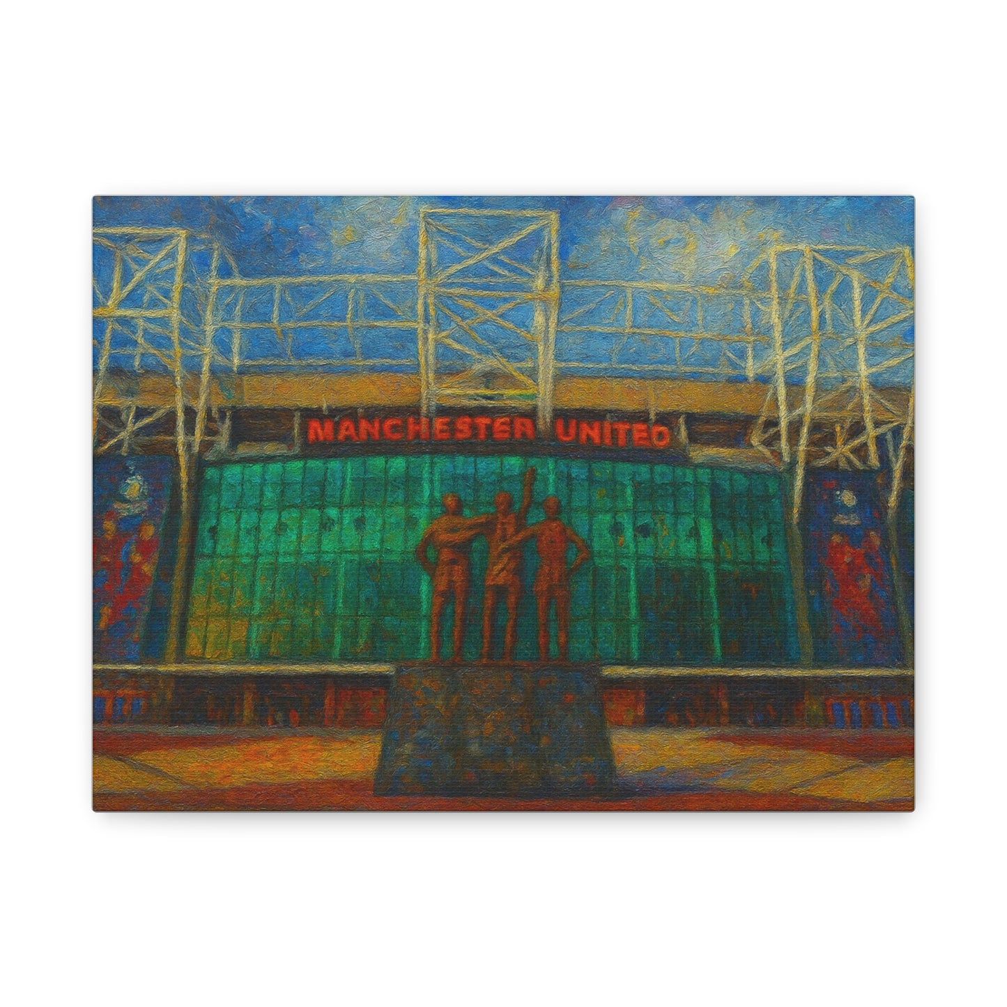 Manchester United Old Trafford United Trinity Art Canvas