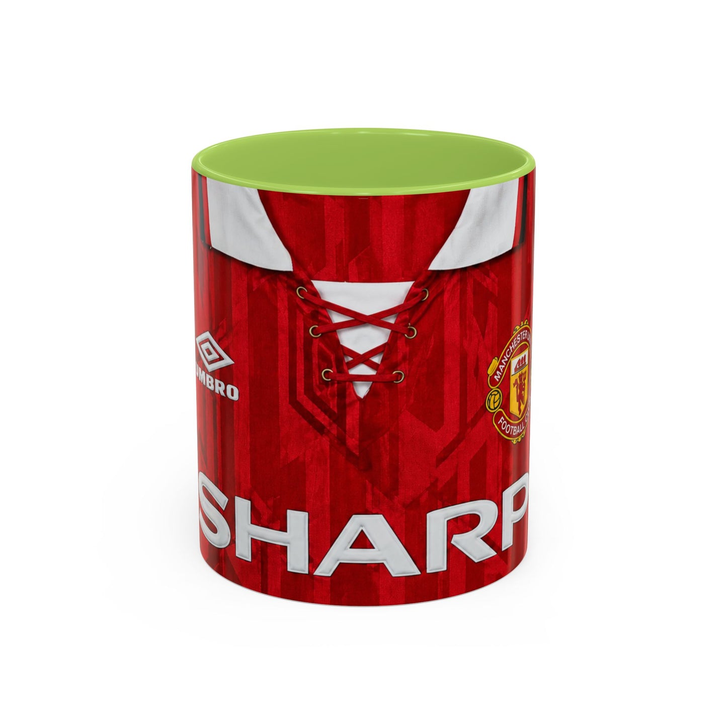 Manchester United 1992 - 94 Shirt Accent Coffee Mug (11, 15oz)