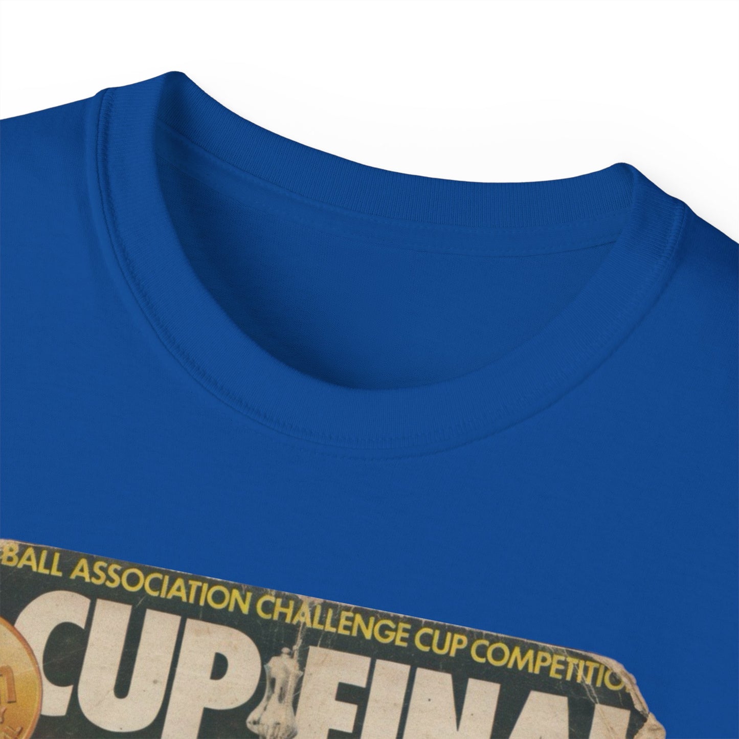 1978 FA Cup Final Programme Ipswich Town Arsenal Poster Unisex Ultra Cotton Tee