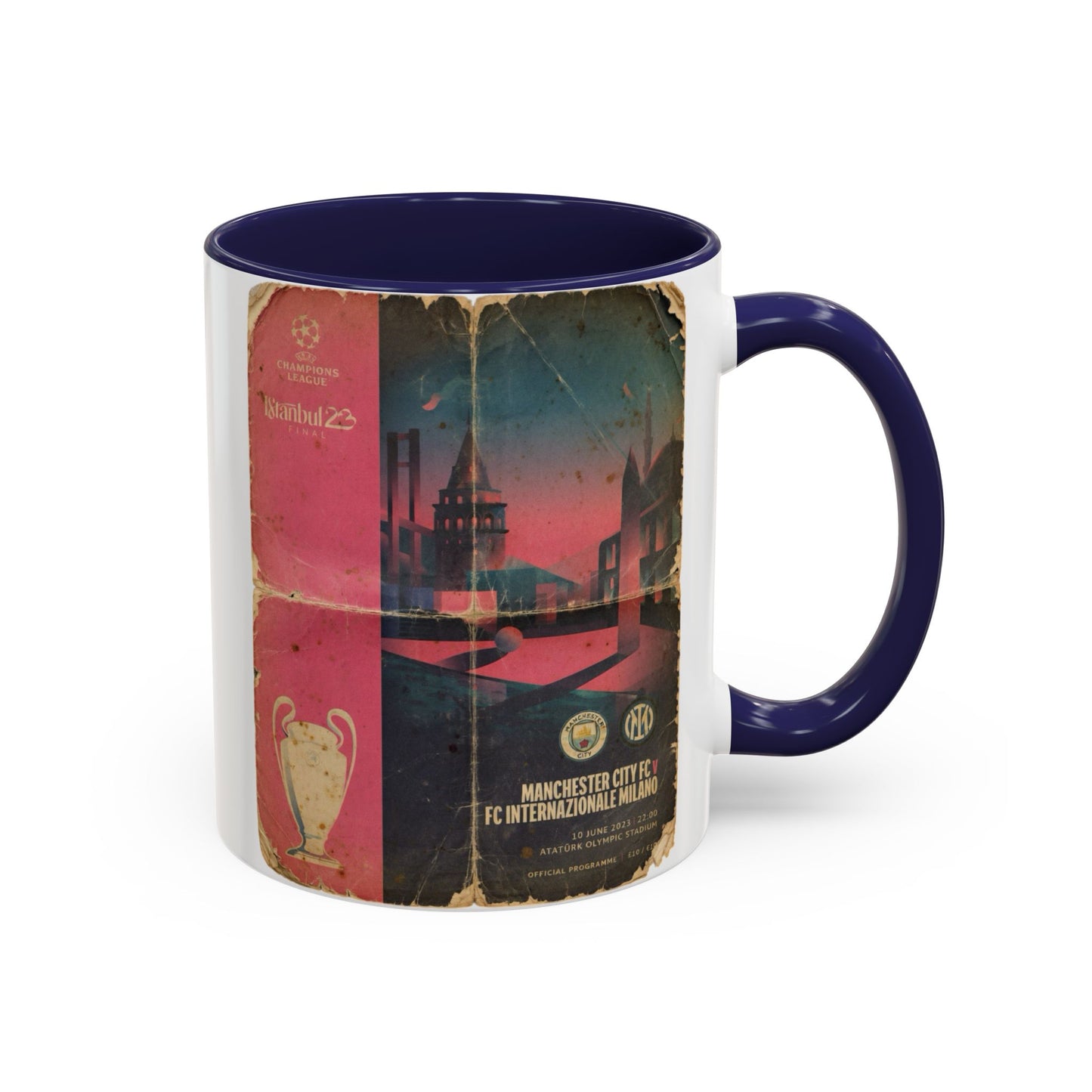 2023 UCL European Cup Final Poster Accent Coffee Mug (11, 15oz)
