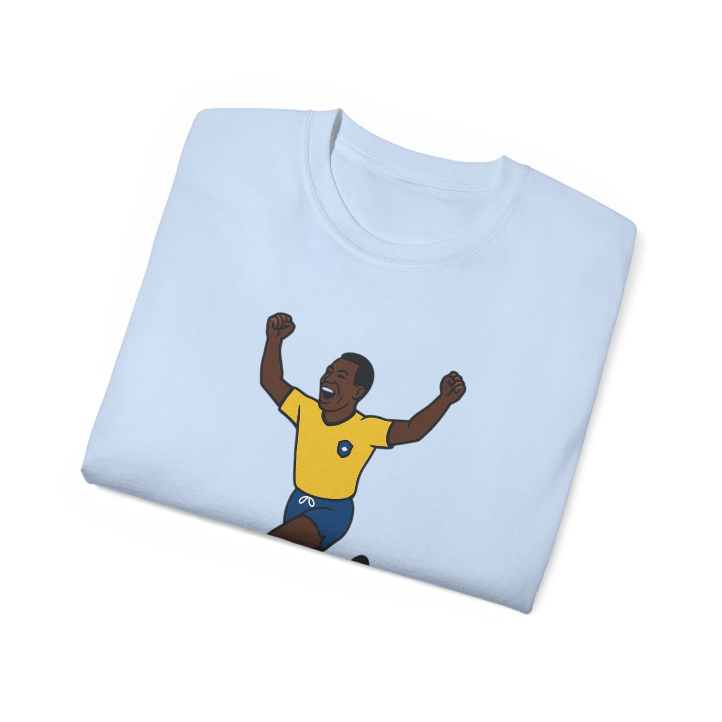 Pele Cartoon Subbuteo T-Shirt - Brazil