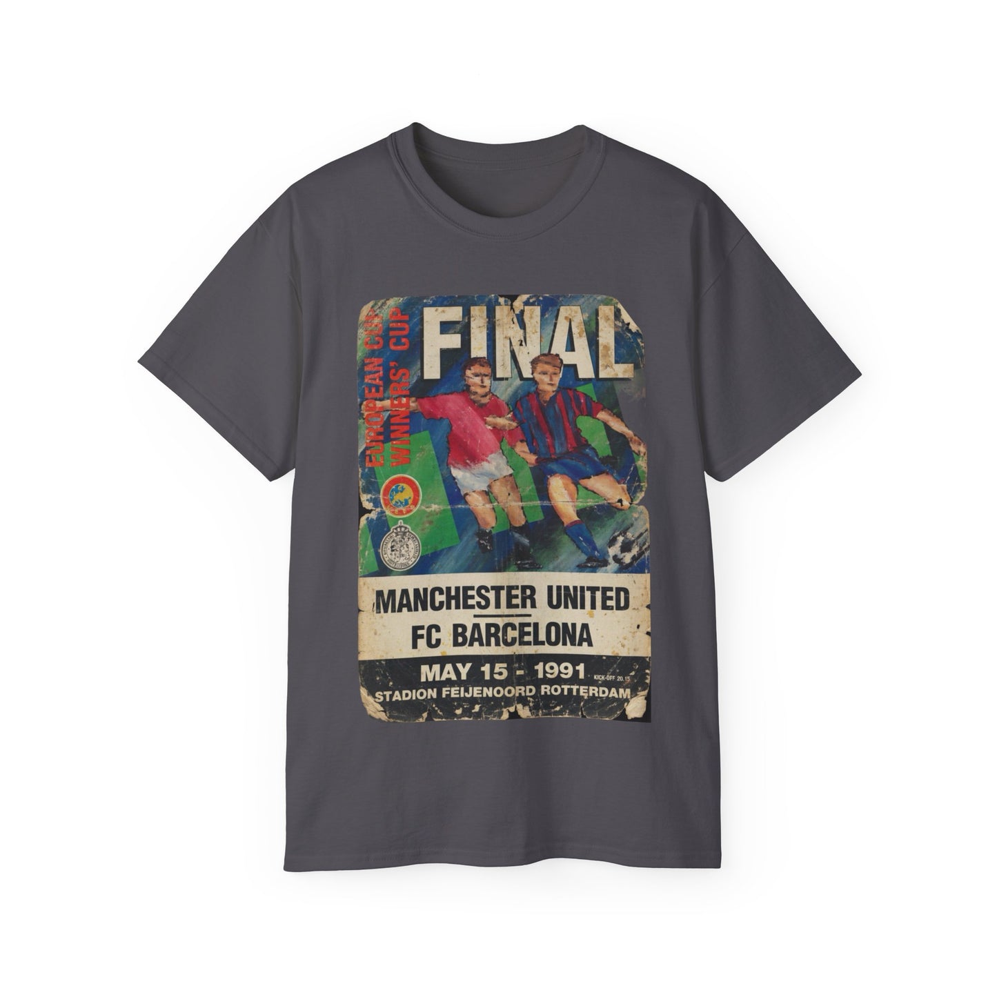 1991 Cup Winners Cup Final Poster Manchester United