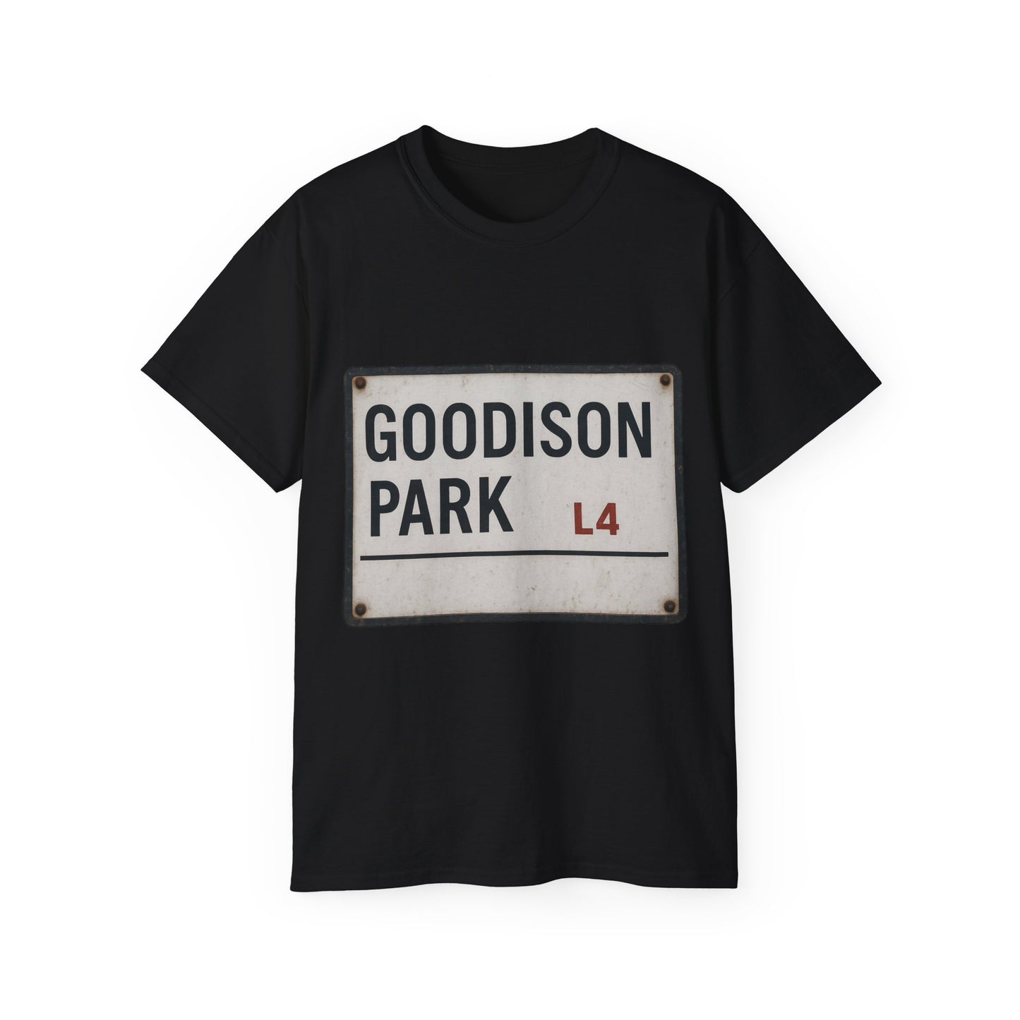 Goodison Park Everton Road Sign T-Shirt