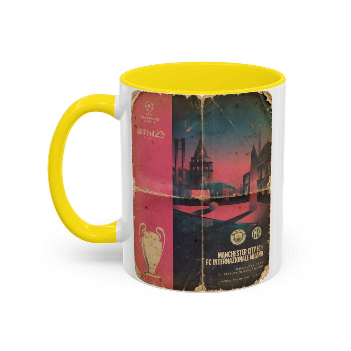 2023 UCL European Cup Final Poster Accent Coffee Mug (11, 15oz)