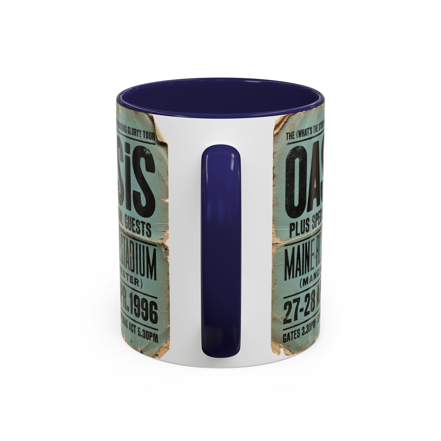 Oasis Maine Road 1996 Poster Coffee Mug (11, 15oz)