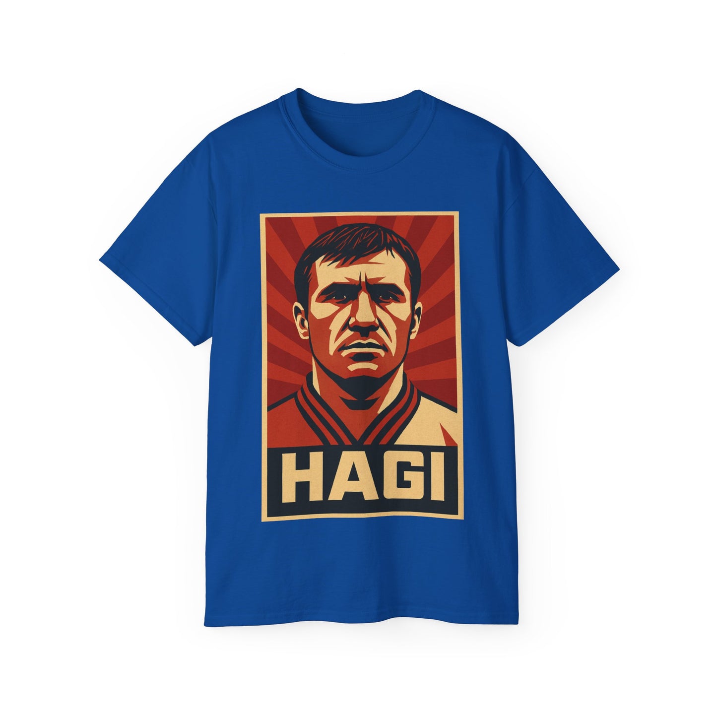 Gheorghe Hagi Propaganda Poster - Romania