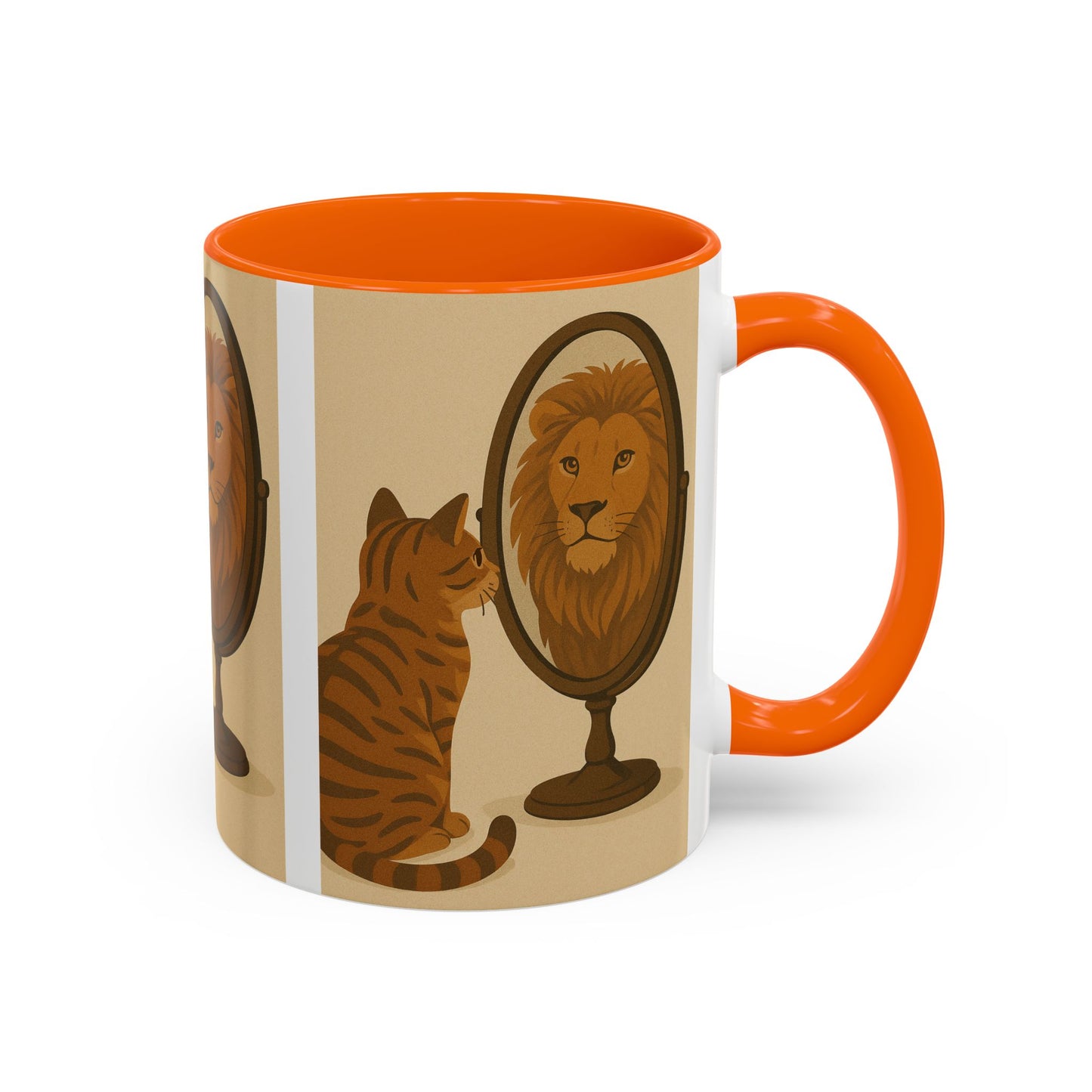 Cat and Lion Mug