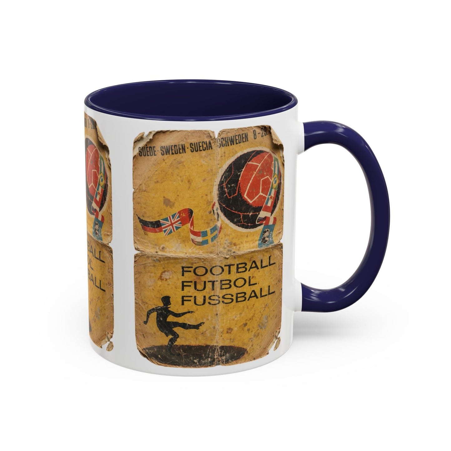 Sweden 58 World Cup Poster Coffee Mug (11, 15oz)