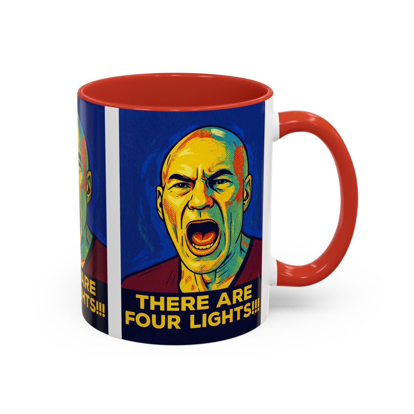 Star Trek Captain Picard Four Lights Mug