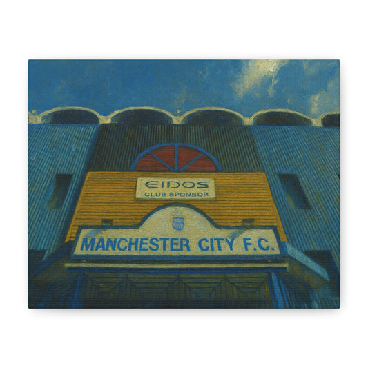 Manchester City F.C. Maine Road Matte Canvas Wall Art
