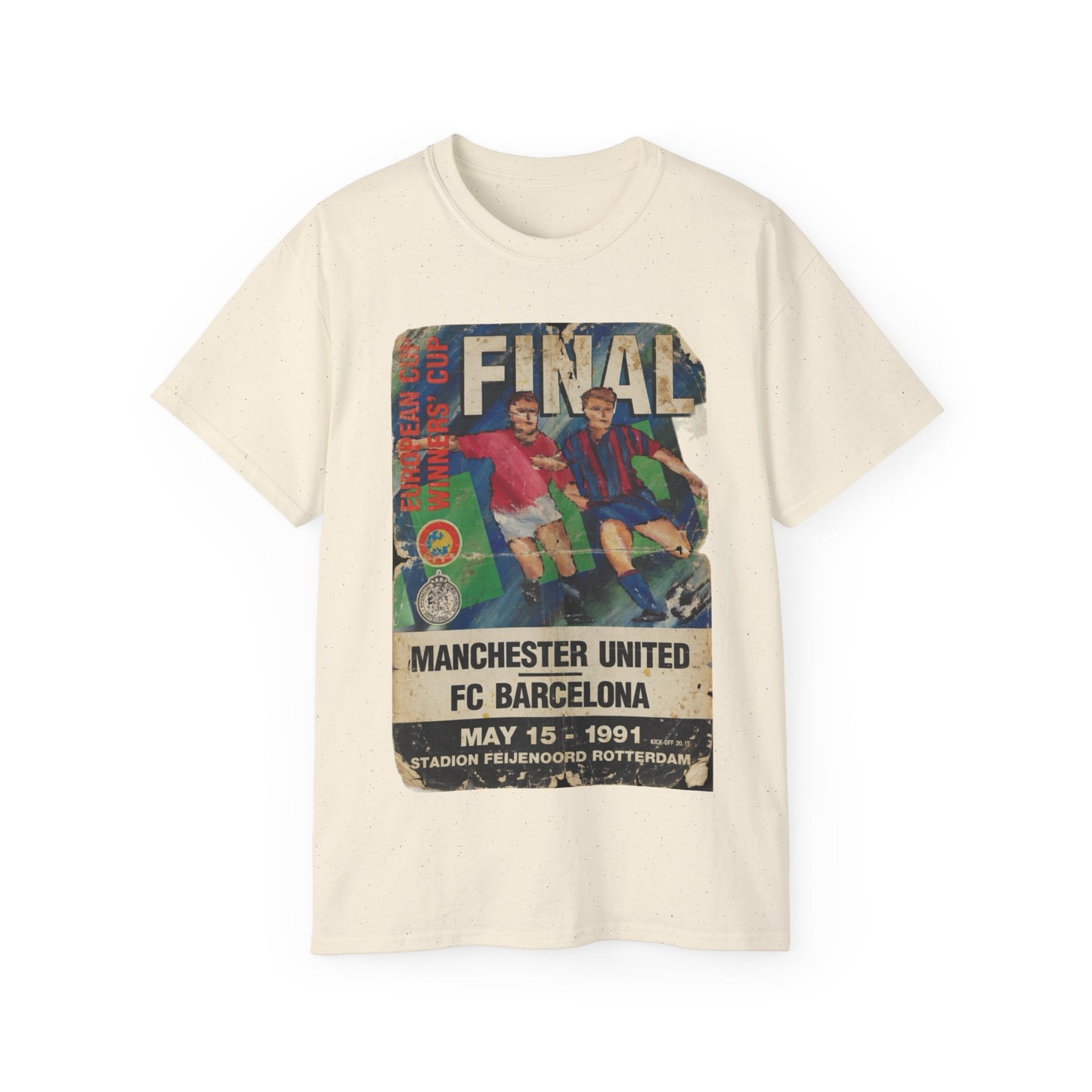 1991 Cup Winners Cup Final Poster Manchester United