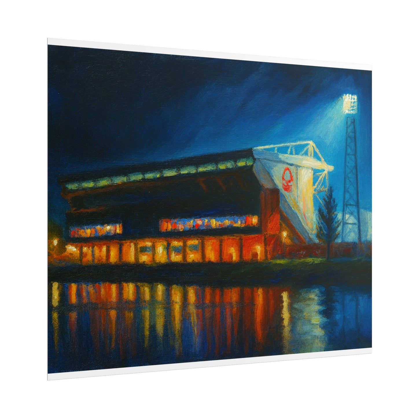 Nottingham Forest City Ground Art Poster