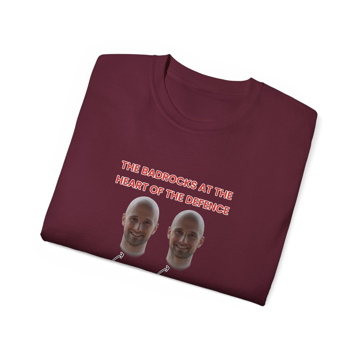 The Badrocks at the heart of the defence - James and David Badrock Prestwich Heys Unisex Ultra Cotton Tee