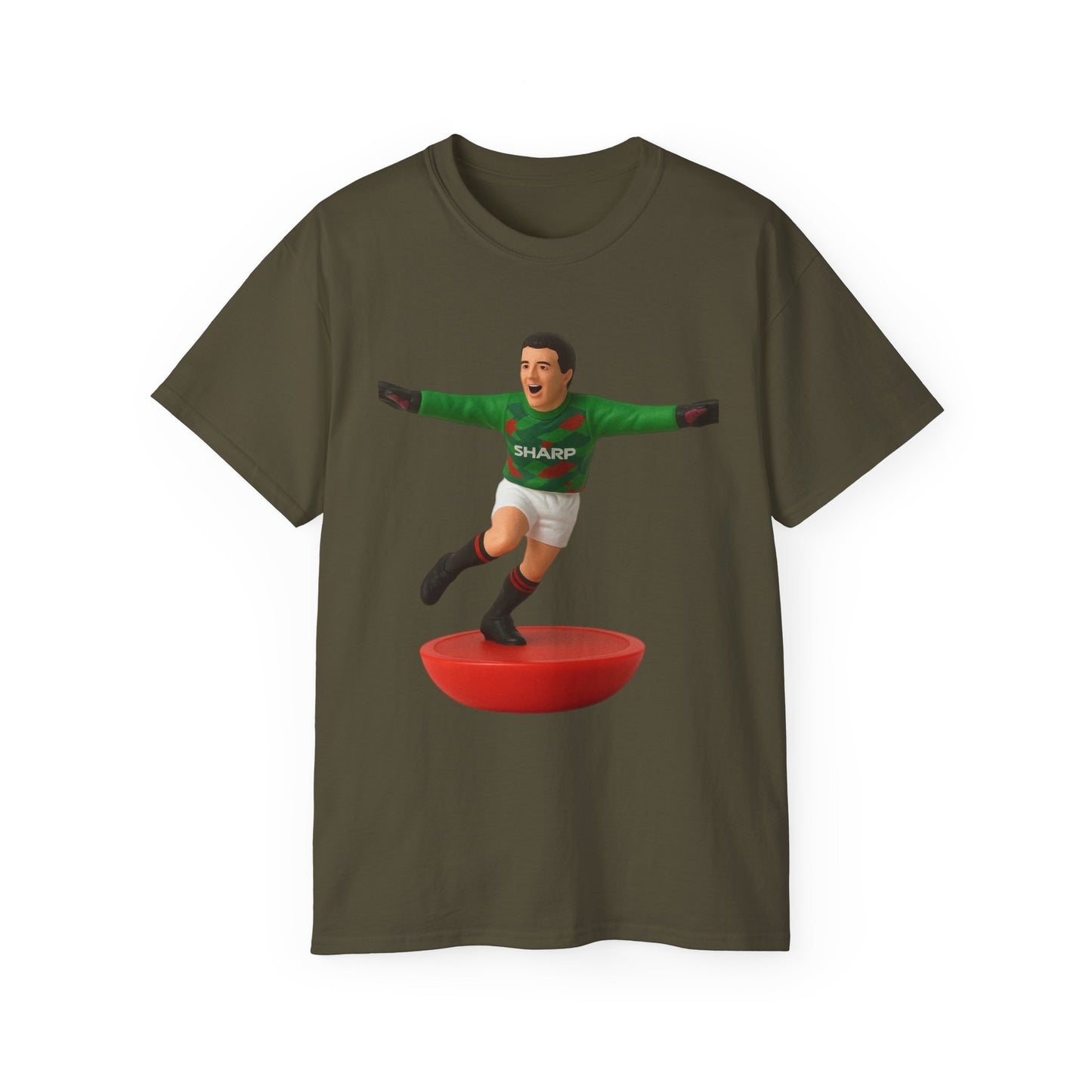 Les Sealey Subbuteo T-Shirt - Manchester United