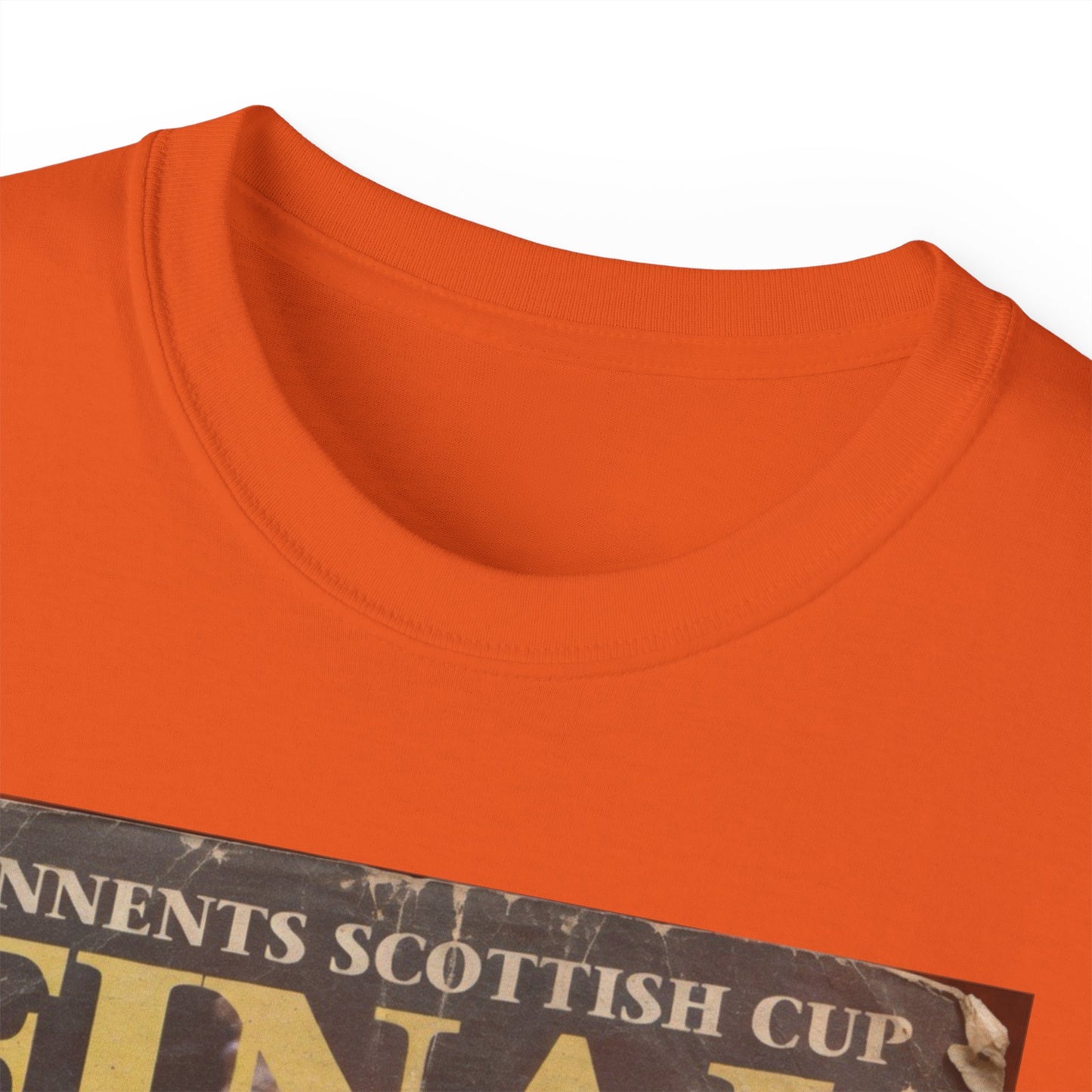 1994 Scottish Challenge Cup Final Dundee United Rangers Programme Poster Unisex Ultra Cotton Tee