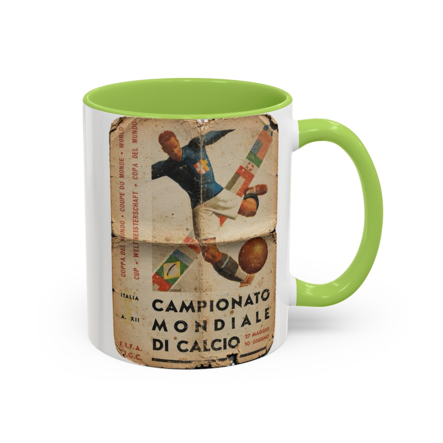 Italy 1934 World Cup Poster Coffee Mug (11, 15oz)
