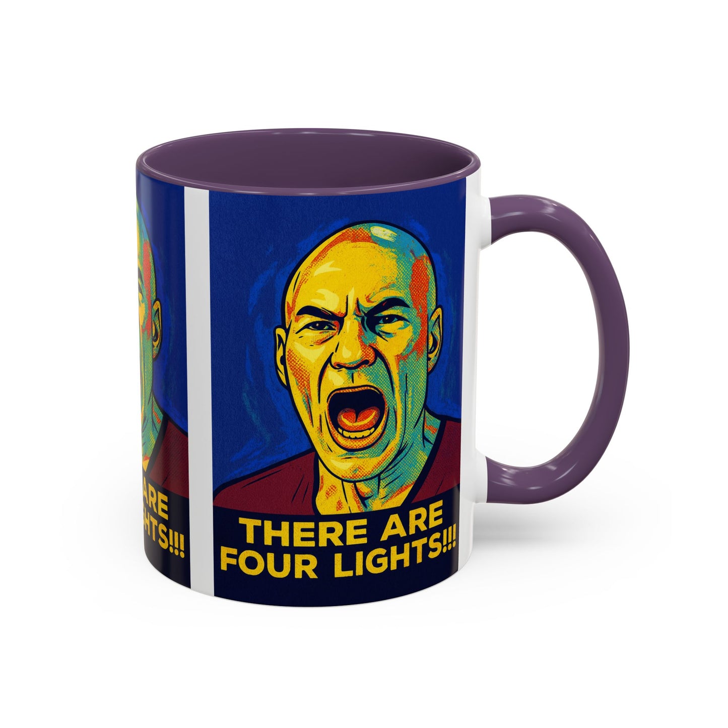 Star Trek Captain Picard Four Lights Mug