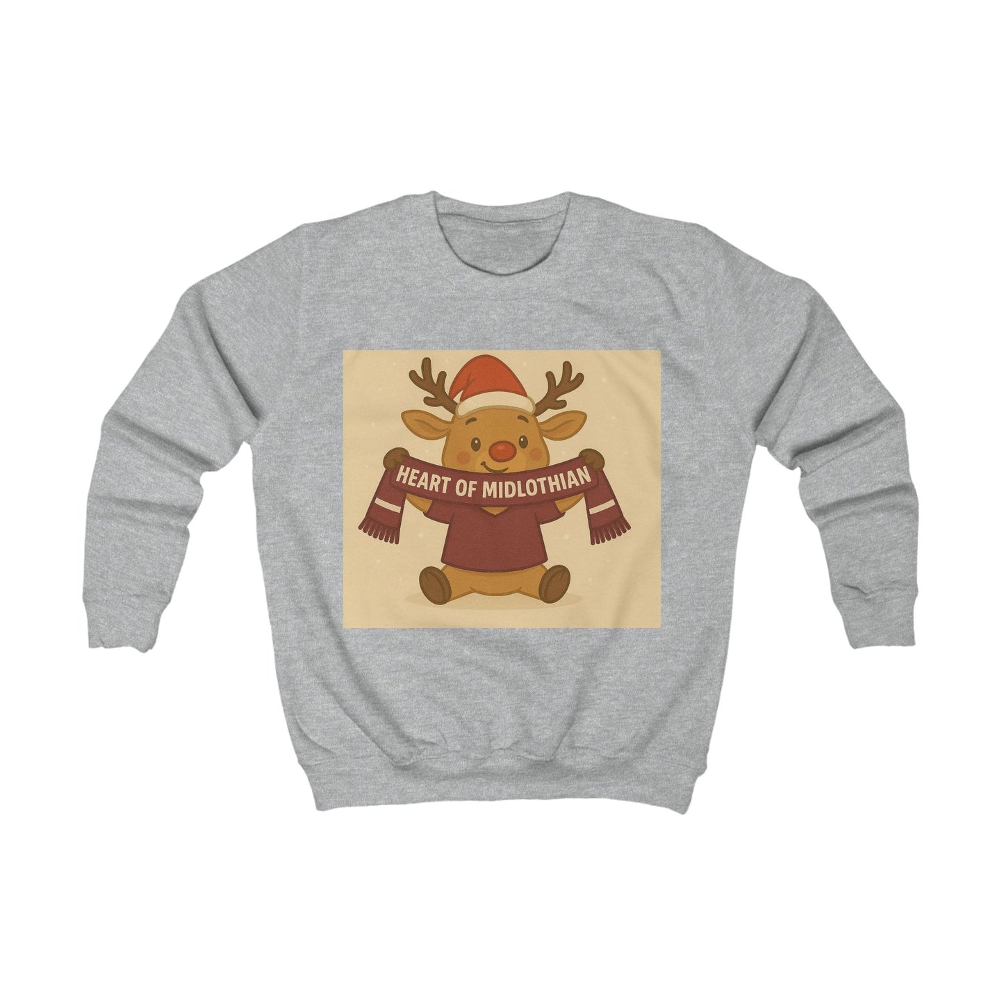 Heart of Midlothian Reindeer Christmas Jumper