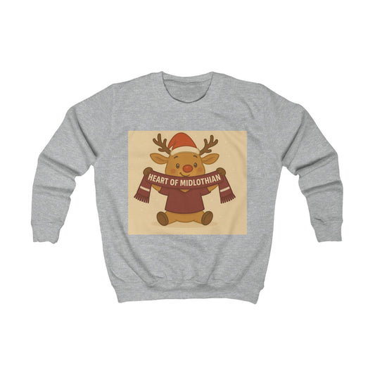 Heart of Midlothian Reindeer Christmas Jumper