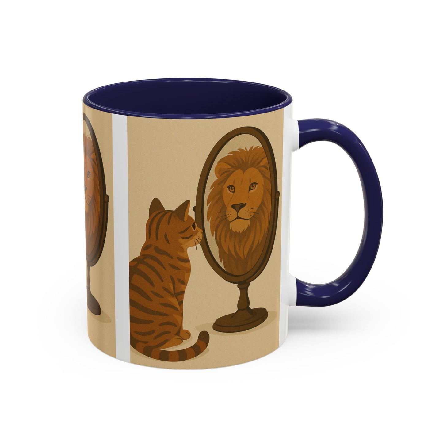 Cat and Lion Mug