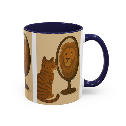 Cat and Lion Mug