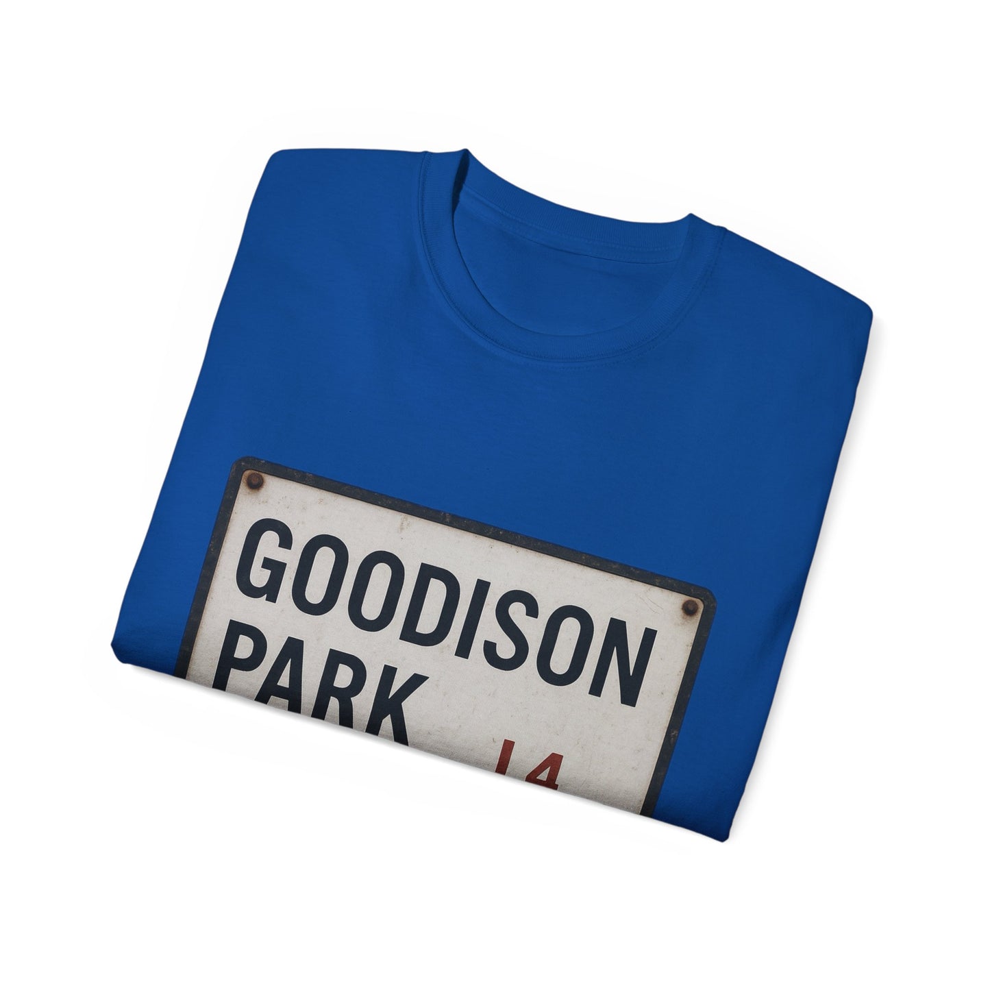 Goodison Park Everton Road Sign T-Shirt