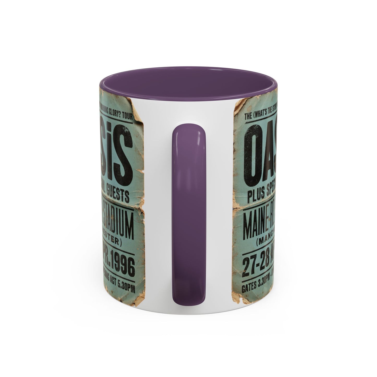 Oasis Maine Road 1996 Poster Coffee Mug (11, 15oz)