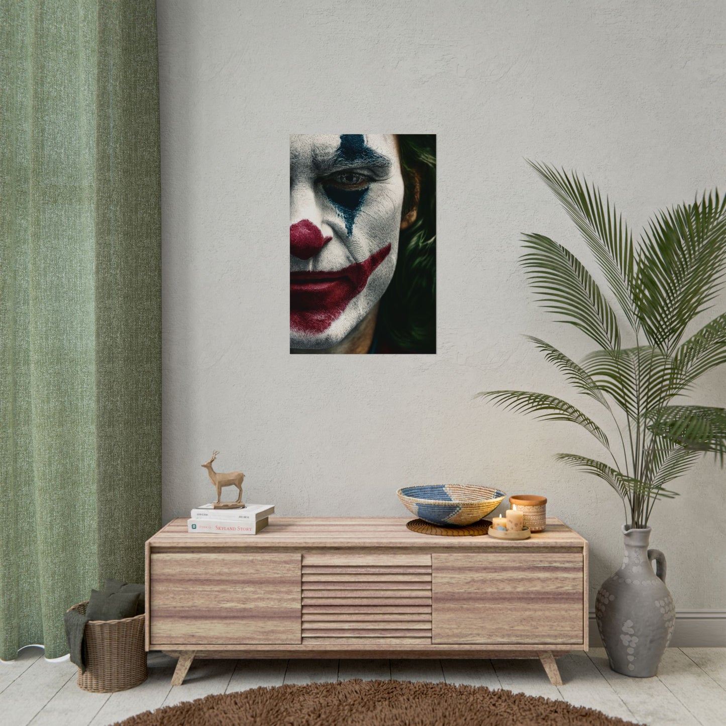 Joker Half Face Poster