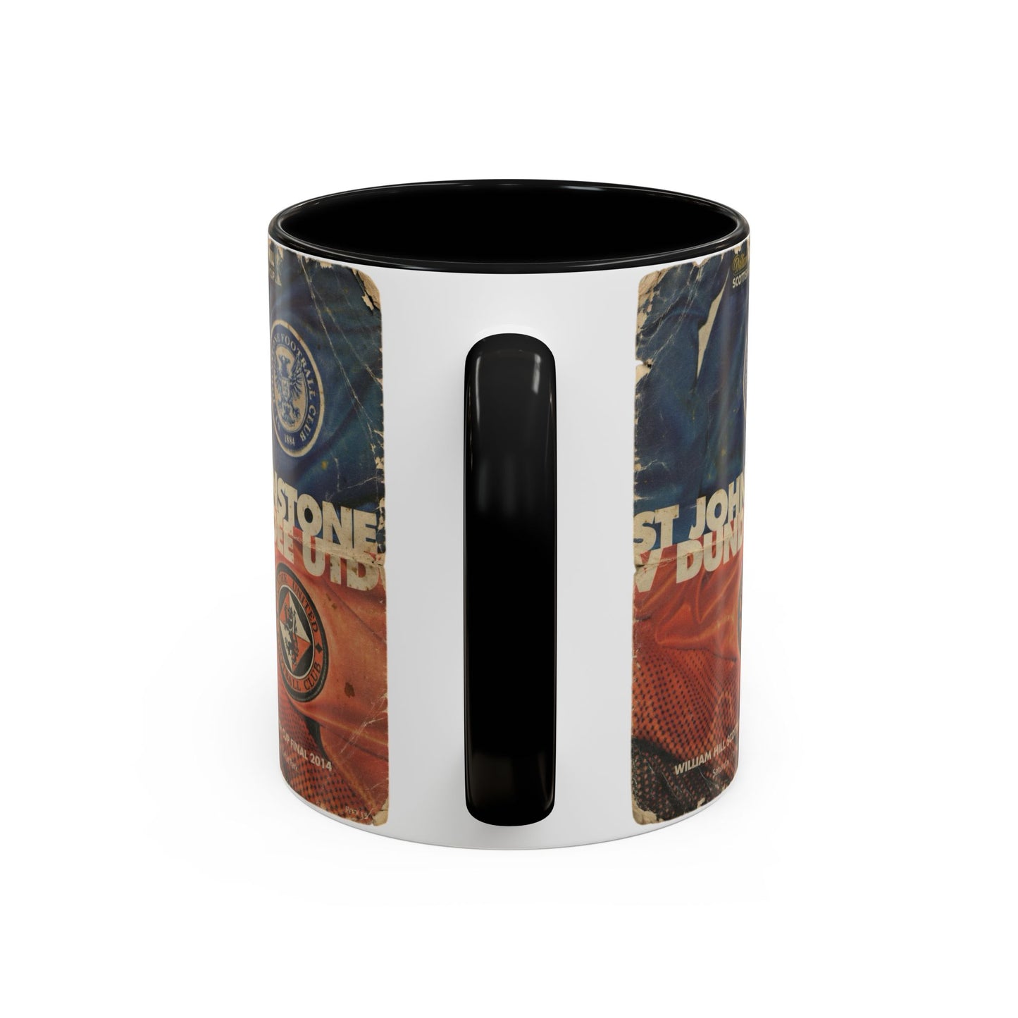 2014 Scottish Challenge Cup Final Dundee United St Johnstone Programme Poster Accent Coffee Mug (11, 15oz)