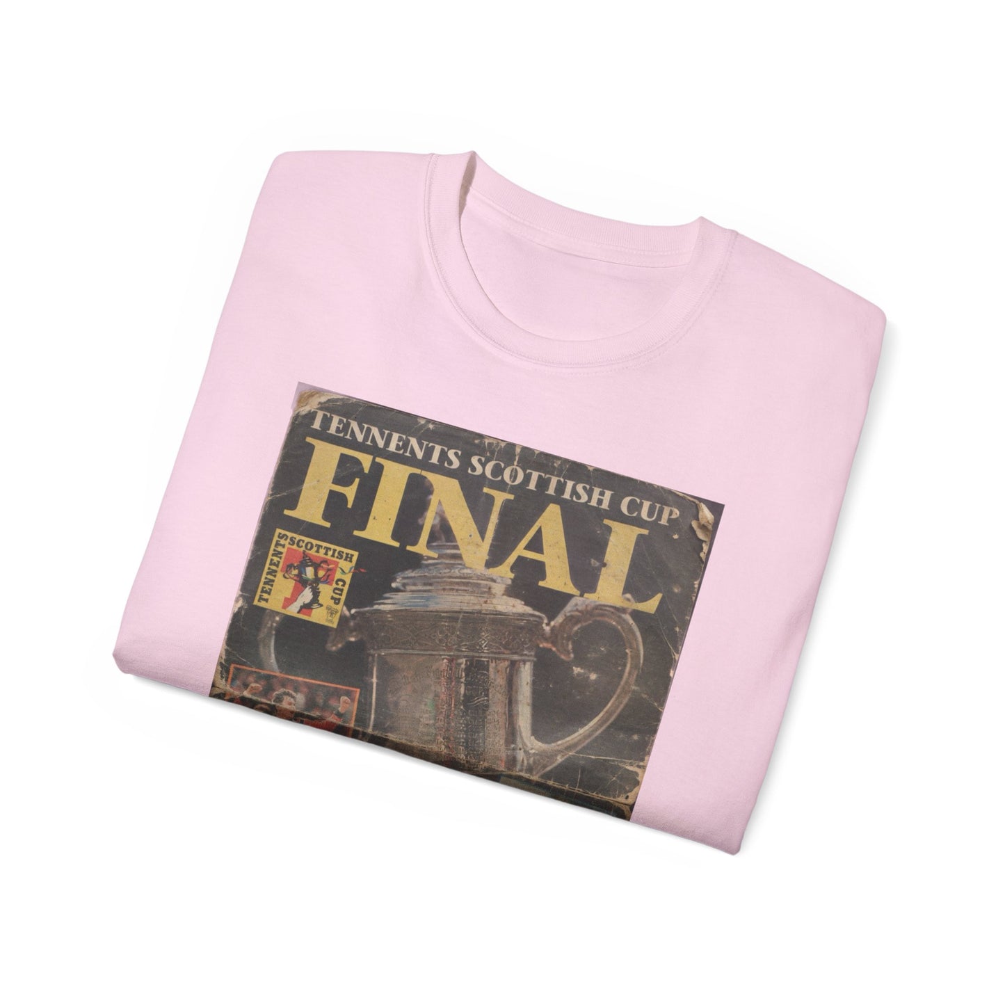 1994 Scottish Challenge Cup Final Dundee United Rangers Programme Poster Unisex Ultra Cotton Tee