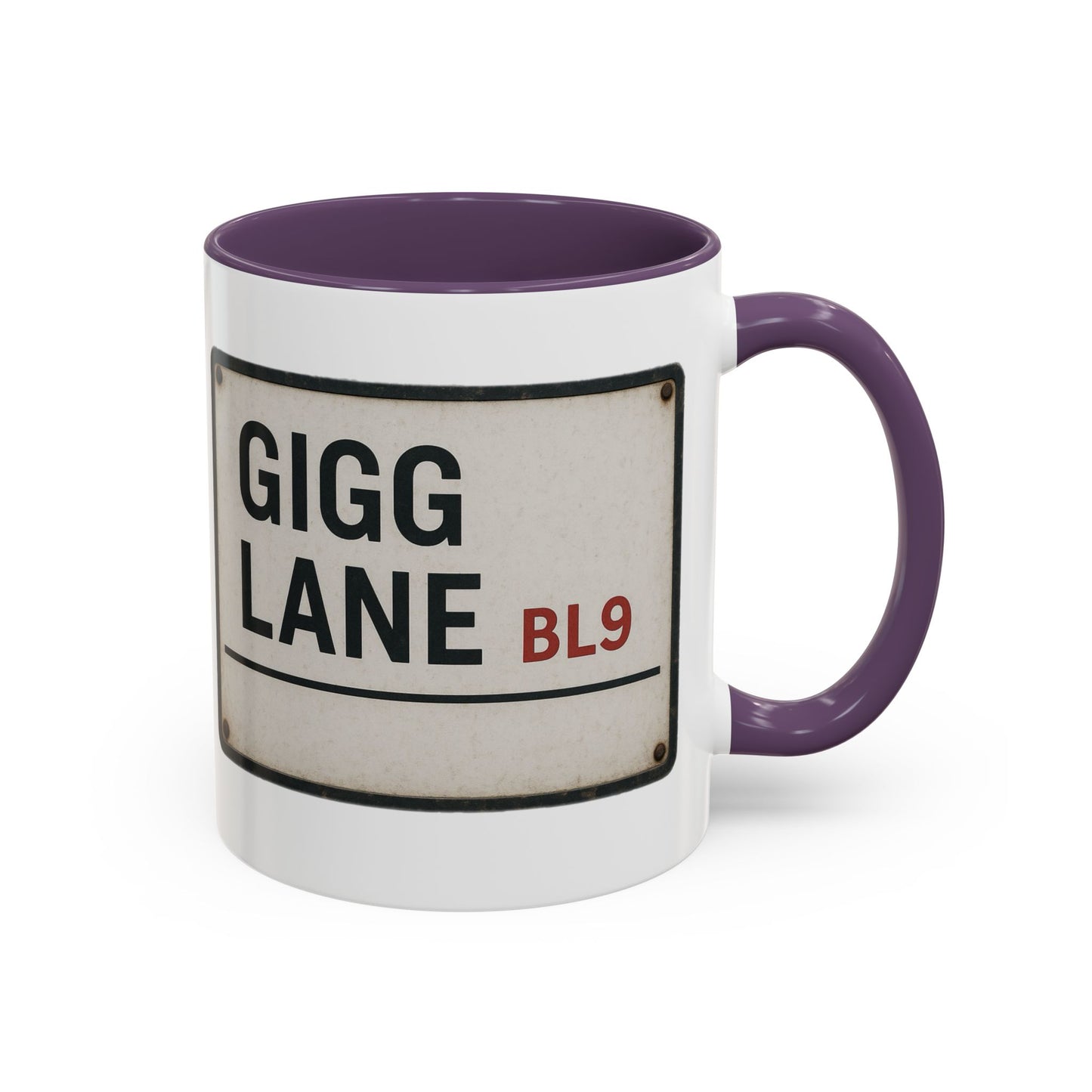 Gigg Lane Bury Road Sign