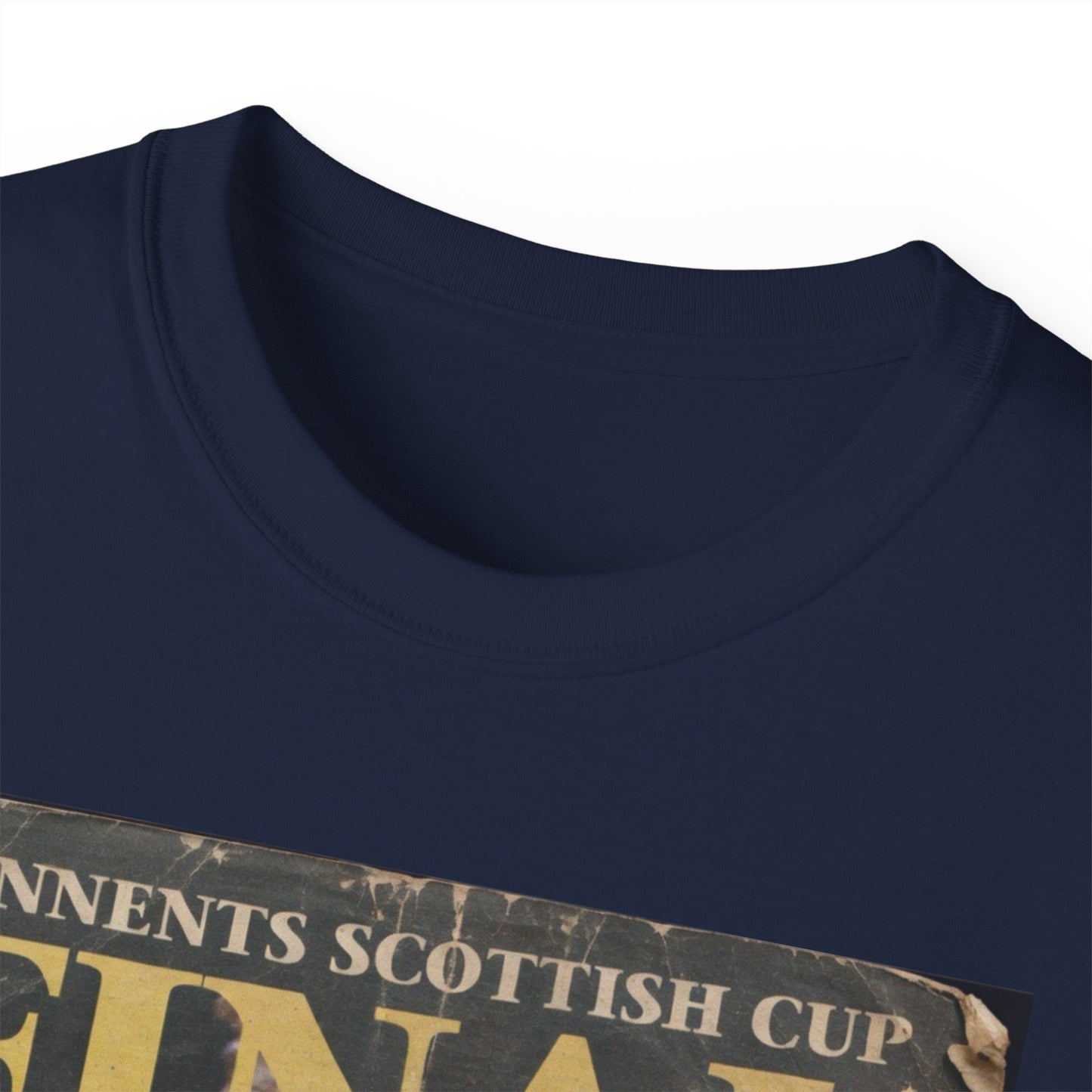 1994 Scottish Challenge Cup Final Dundee United Rangers Programme Poster Unisex Ultra Cotton Tee