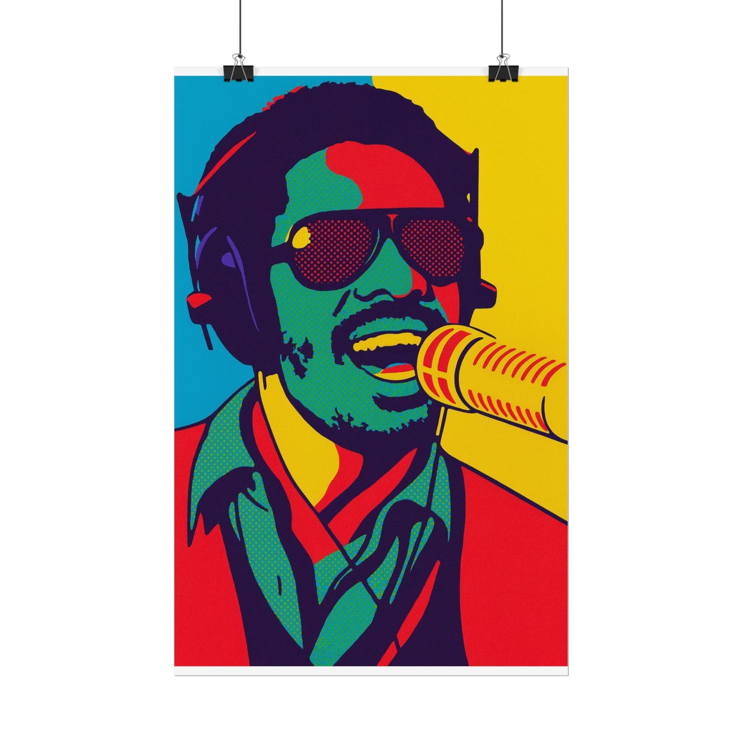 Stevie Wonder Pop Art Poster