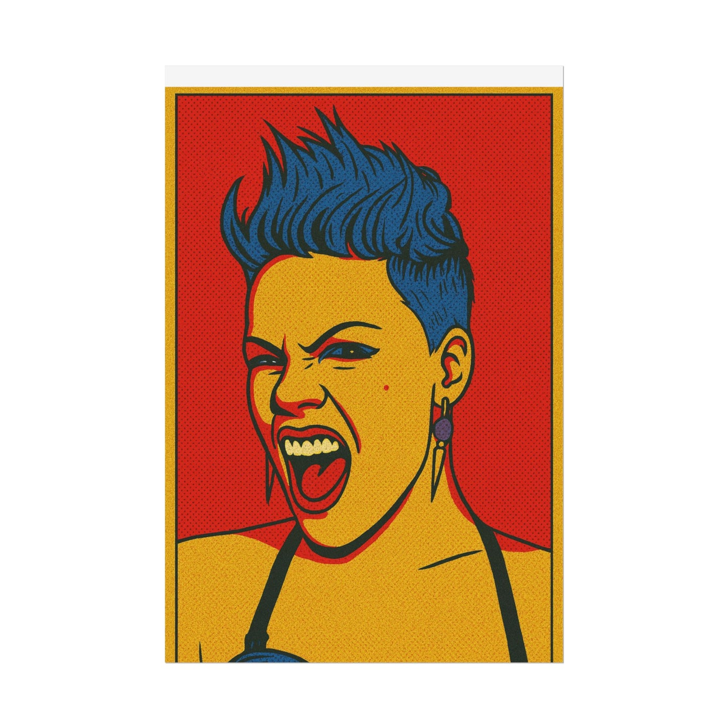Pink Pop Art Poster