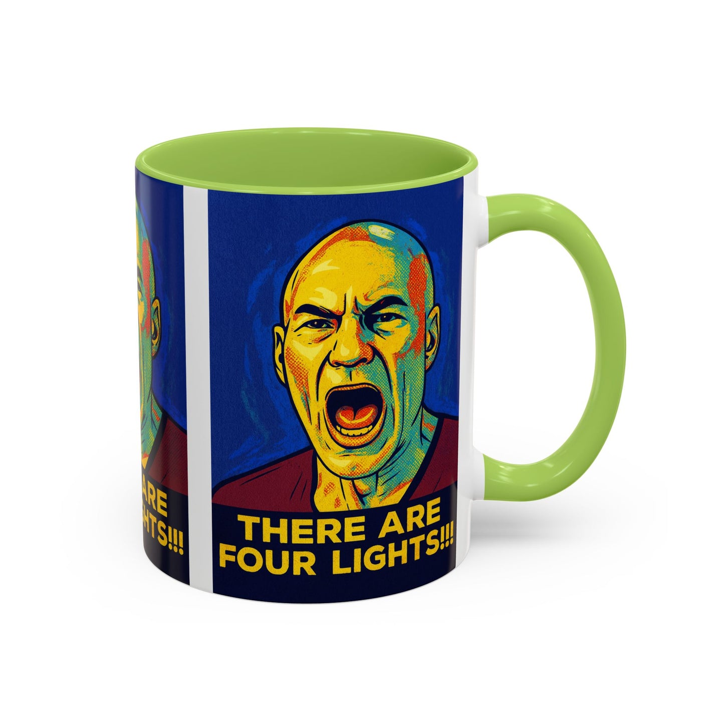 Star Trek Captain Picard Four Lights Mug