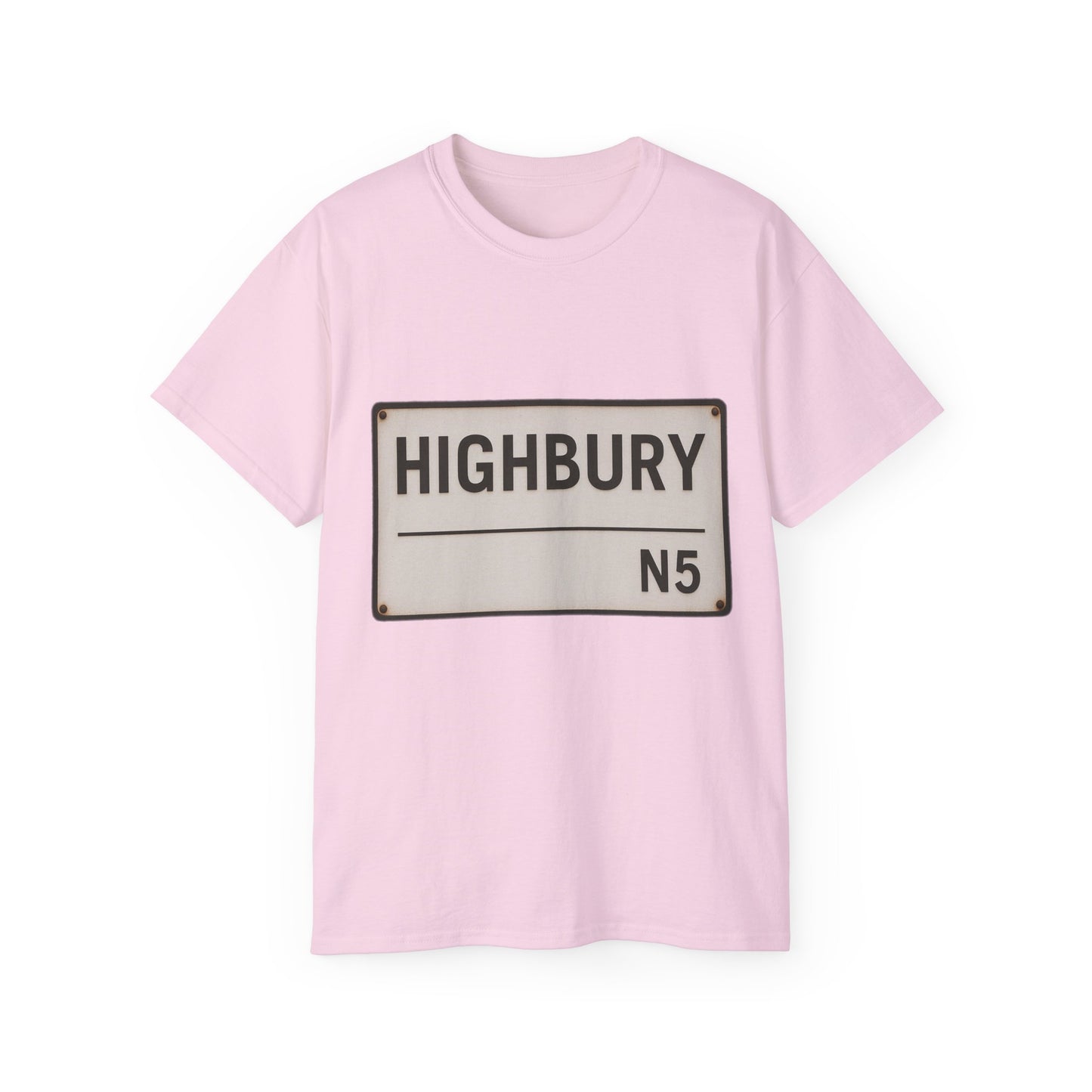 Highbury N5 Arsenal Road Sign T-Shirt