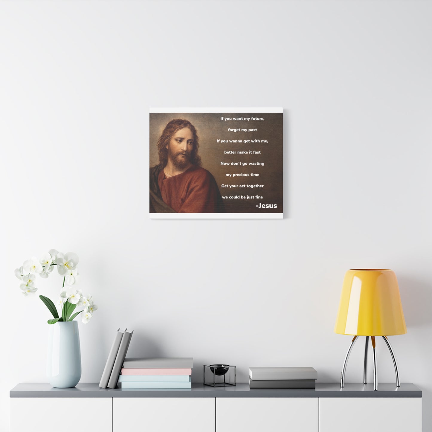 Inspirational Jesus Wannabe Canvas Wall Art
