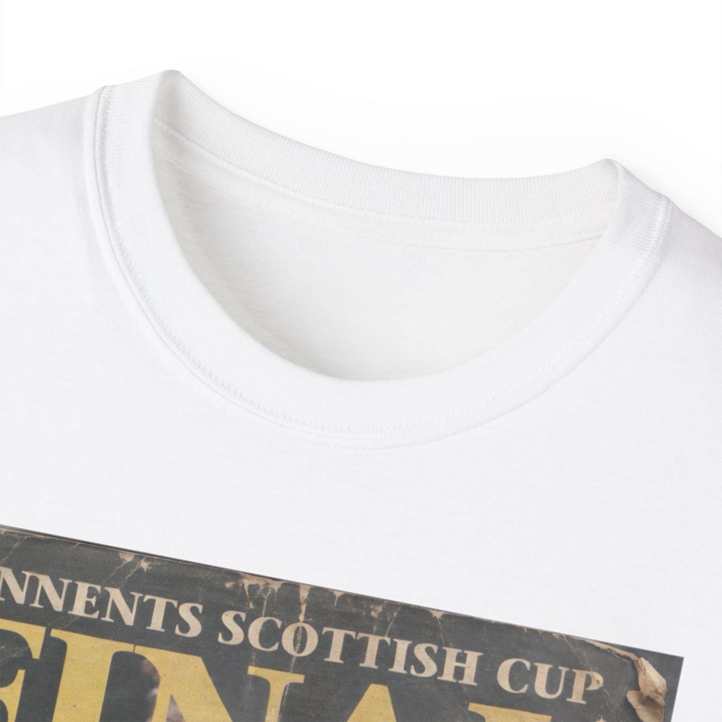 1994 Scottish Challenge Cup Final Dundee United Rangers Programme Poster Unisex Ultra Cotton Tee