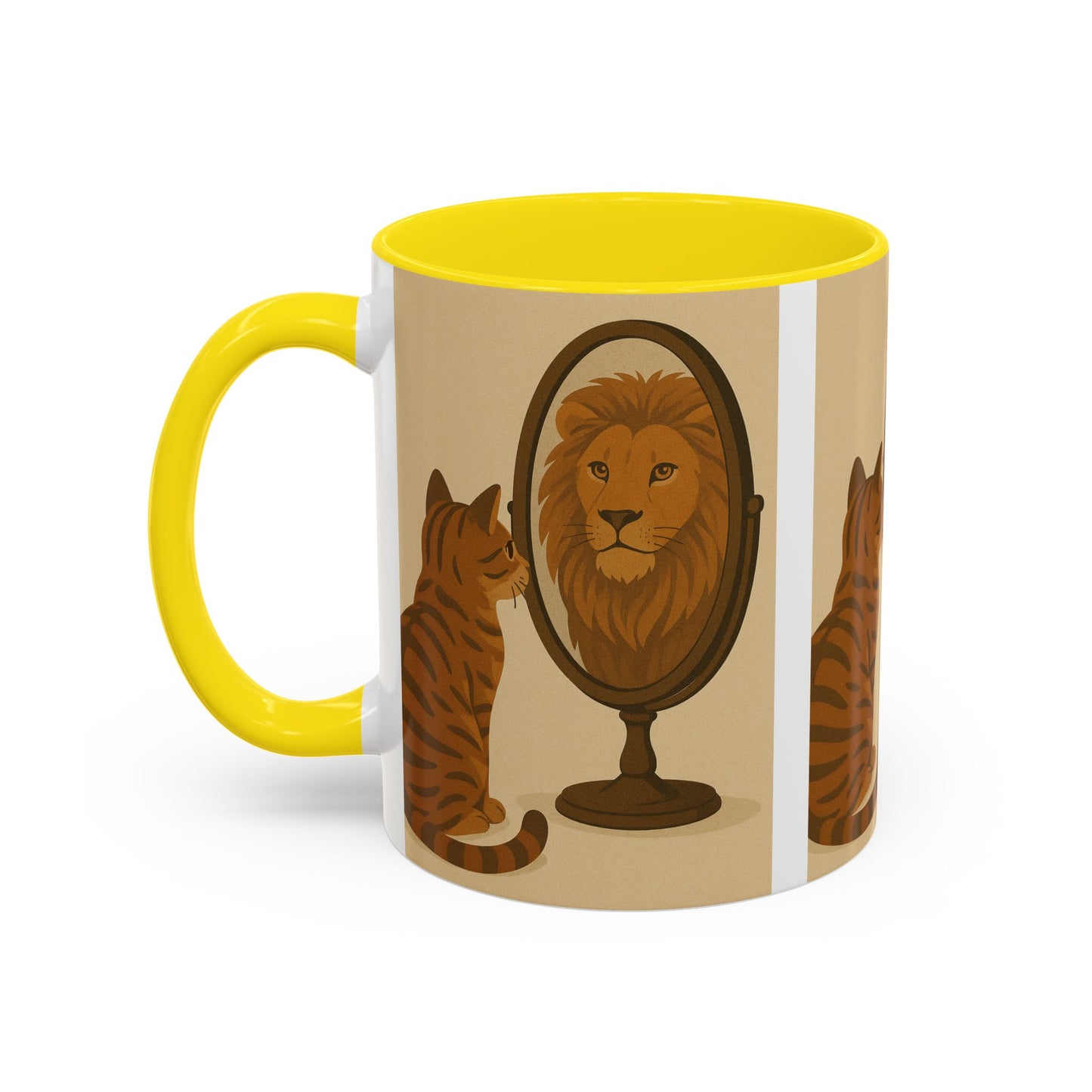 Cat and Lion Mug