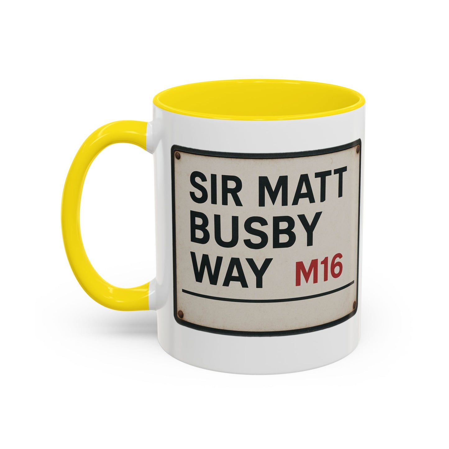 Sir Matt Busby Way Manchester United Mug