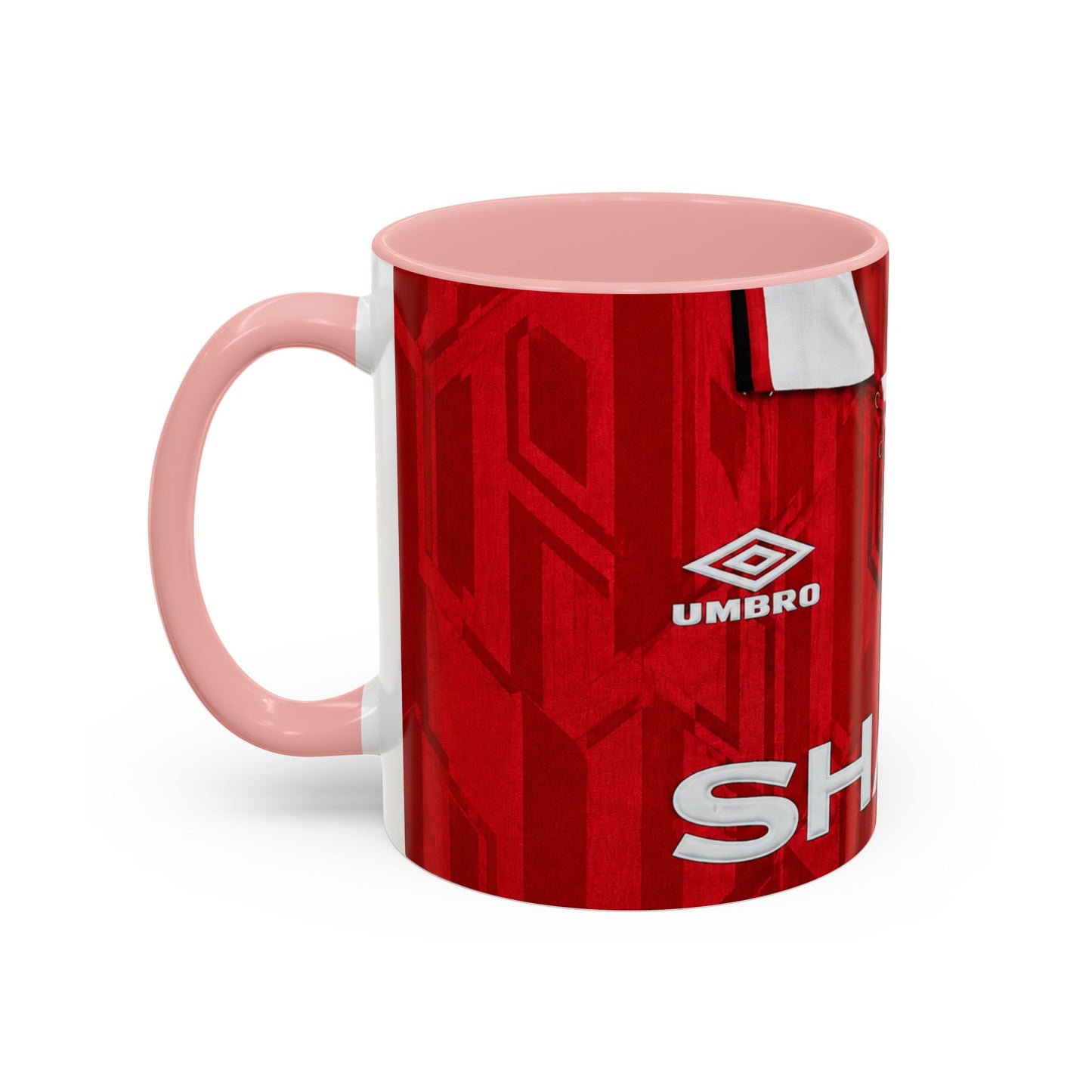 Manchester United 1992 - 94 Shirt Accent Coffee Mug (11, 15oz)